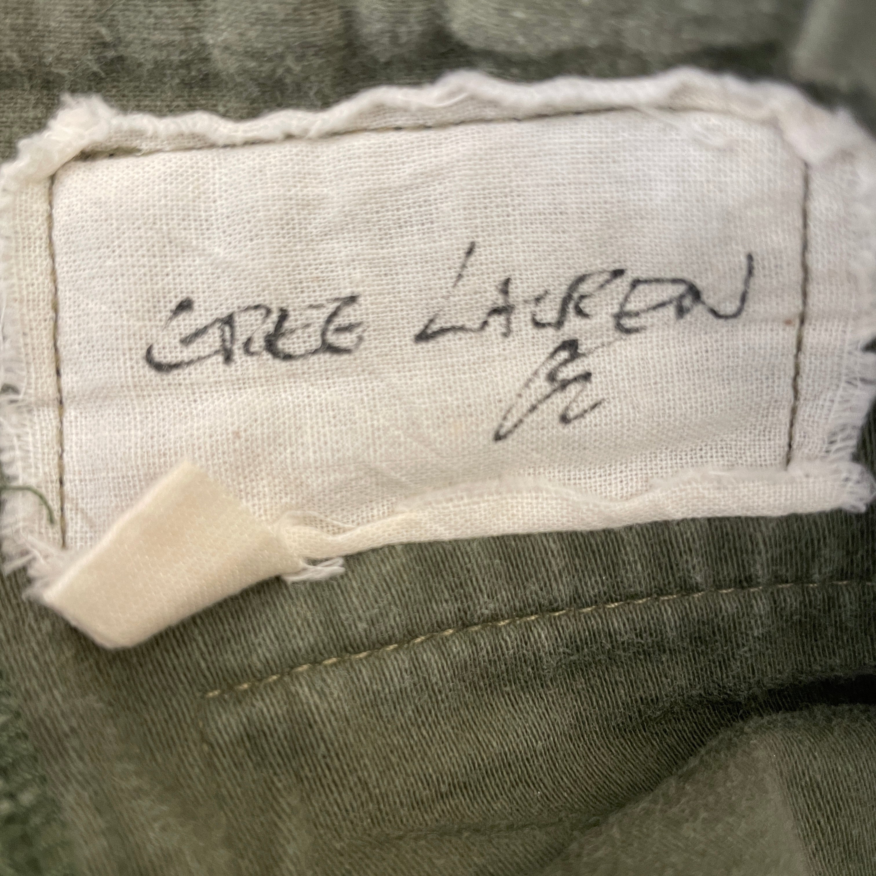 GREG LAUREN/Pants/1/Cotton/GRN/BAKER ESSENTIAL CARGO view 3