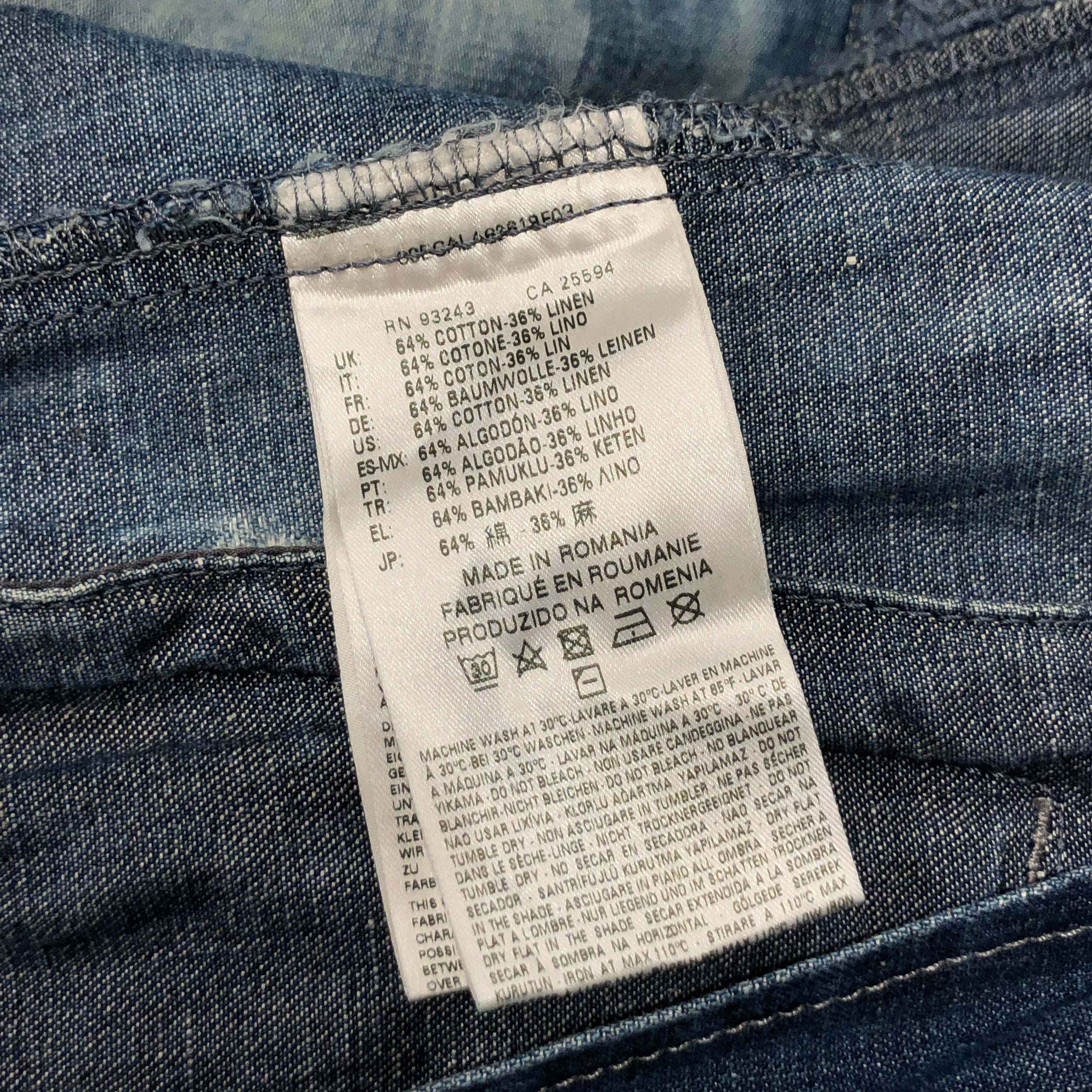 DIESEL/Denim Jkt/S/Denim/IDG/ASYMMETRICAL ZIP WASHED DENIM view 4