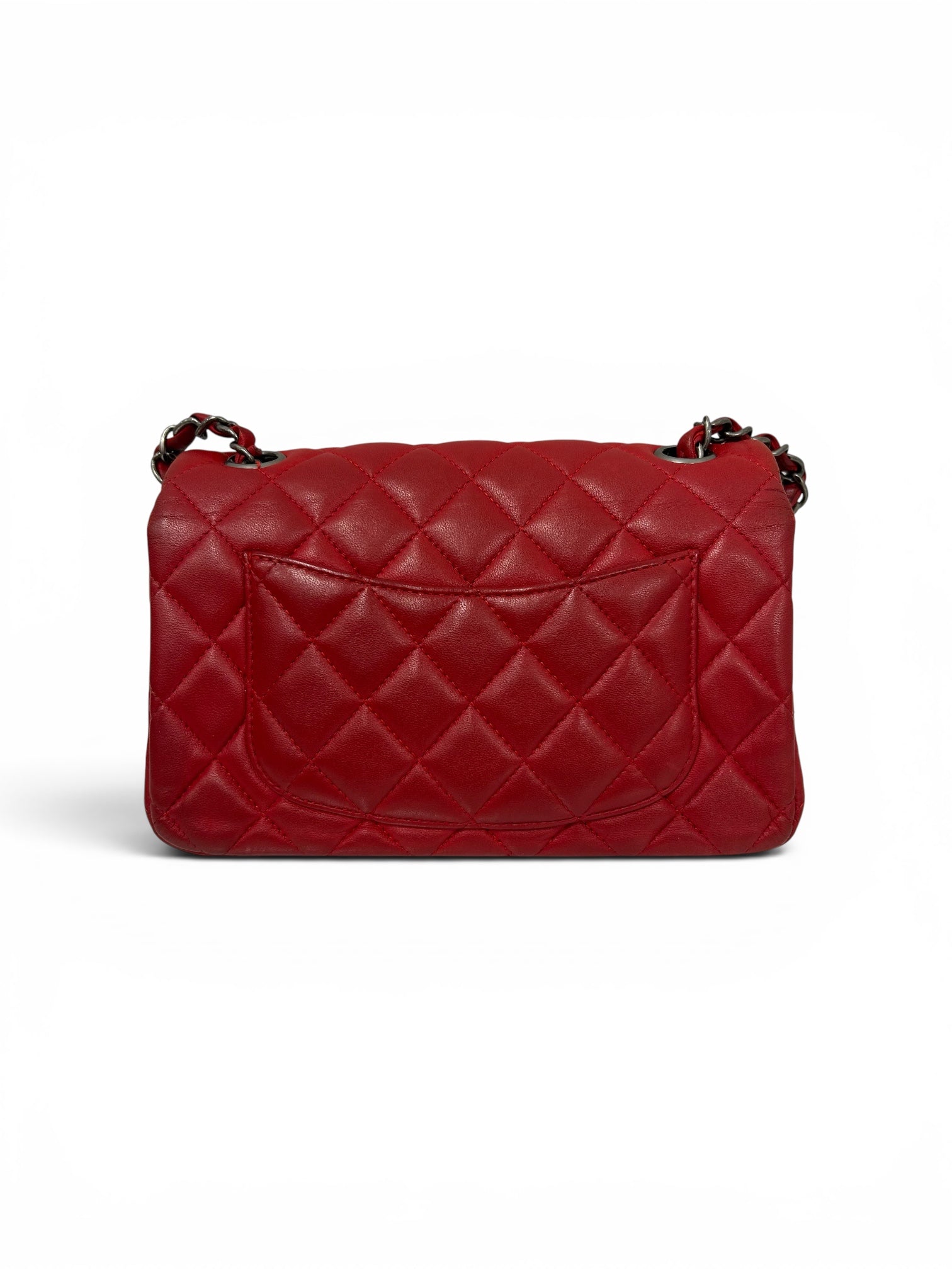 CHANEL/Bag/Leather/RED/Quilted Mini Flap view 2