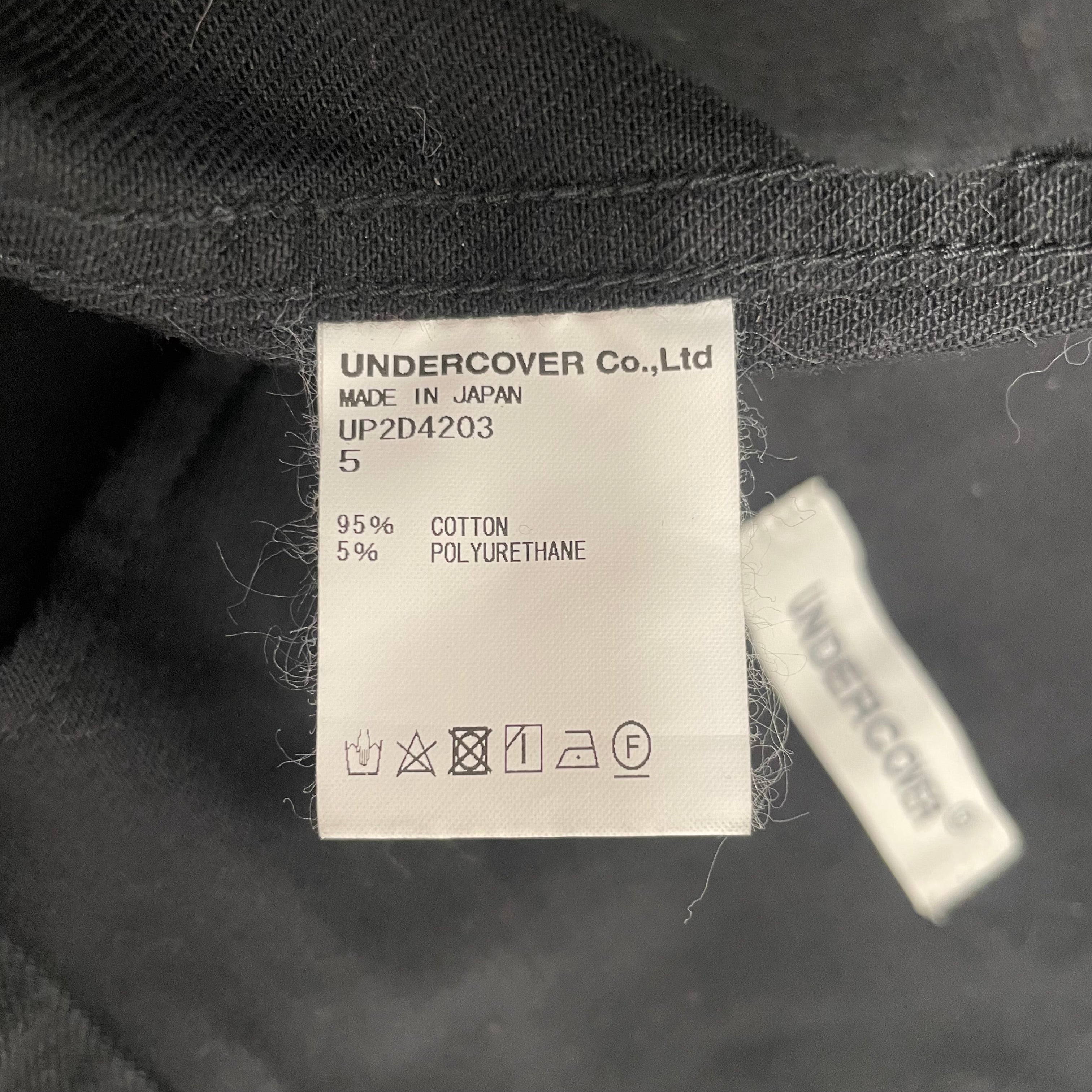 UNDERCOVER/Denim Jkt/5/Denim/BLK/distressed arms view 4