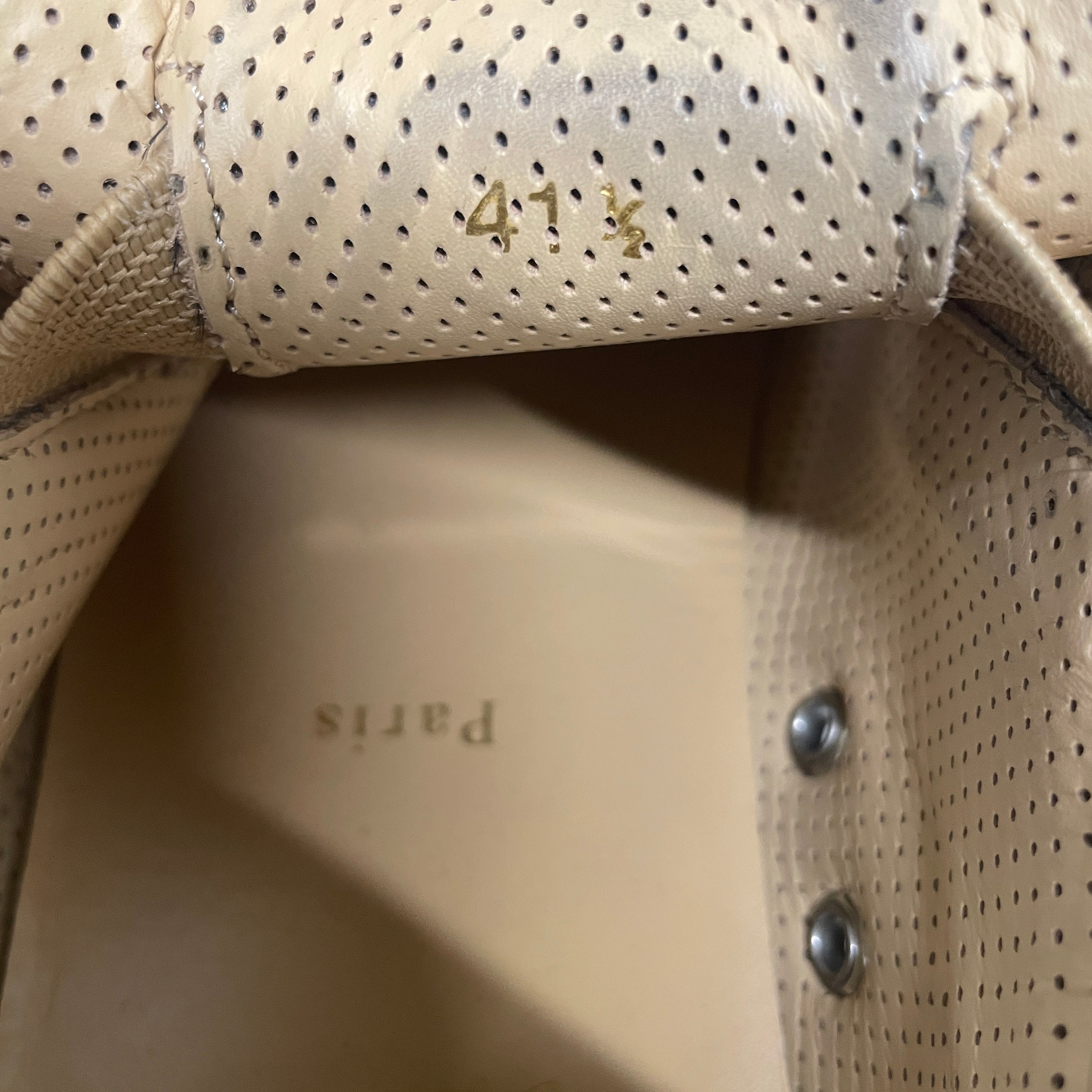 Christian Louboutin/Low-Sneakers/EU 41.5/Leather/BLK/spike studs view 6