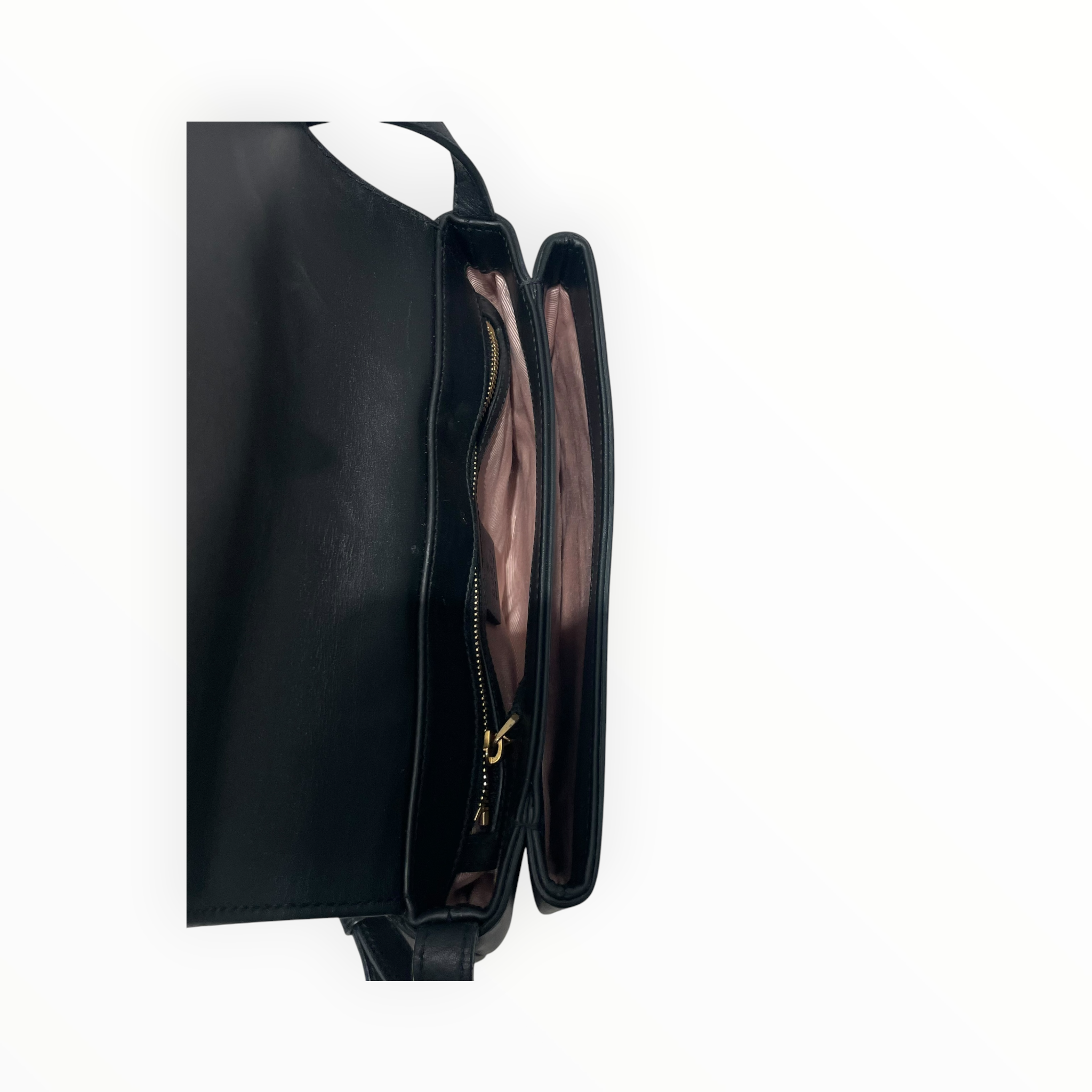 GUCCI/Cross Body Bag/Leather/BLK/arli small gold tone view 5