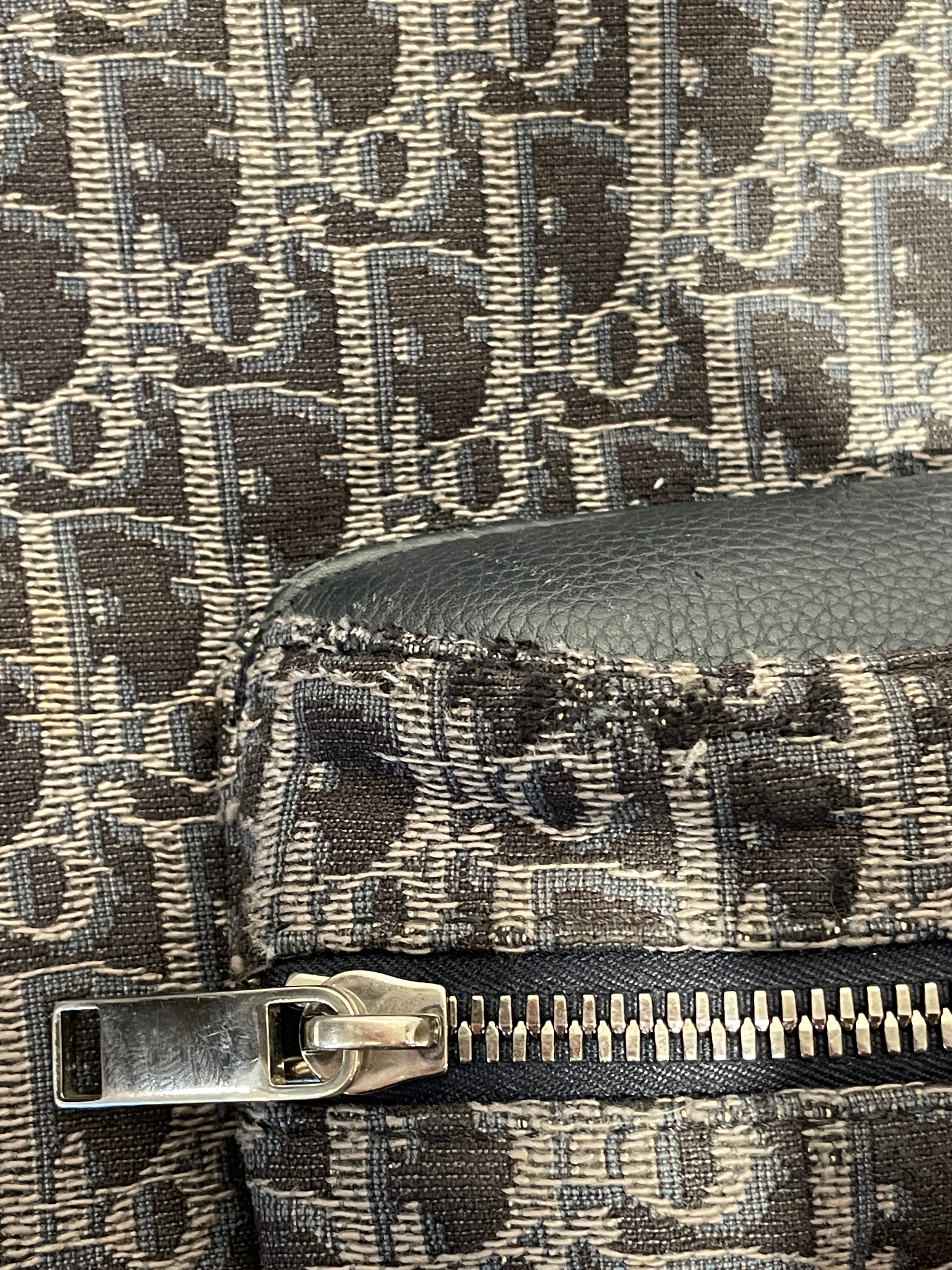 Christian Dior/Backpack/Monogram/Cotton/GRY/ view 9