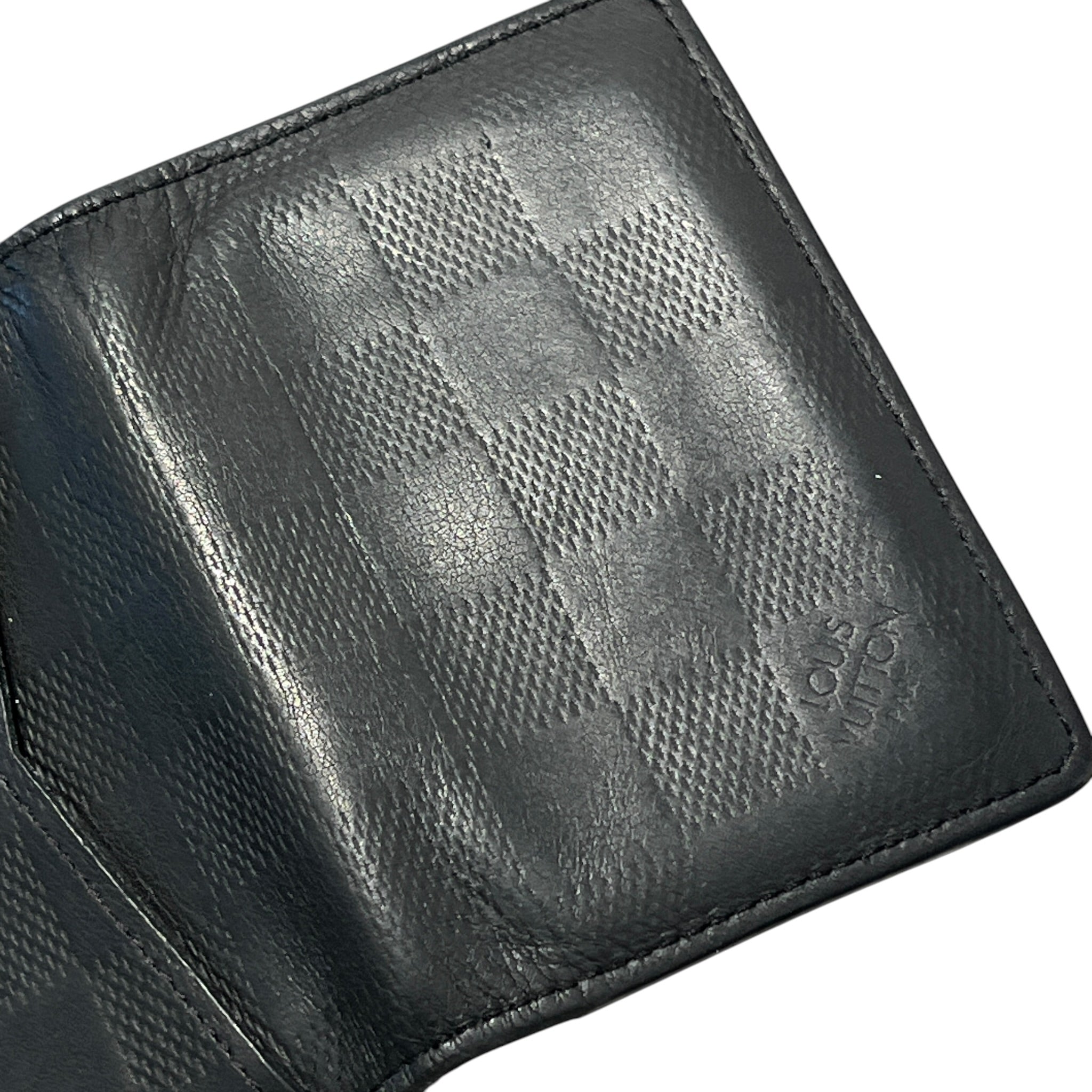 LOUIS VUITTON/Bifold Wallet/Leather/BLK/M's/DAMIER GRAPHITE POCKET ORGANIZ view 8