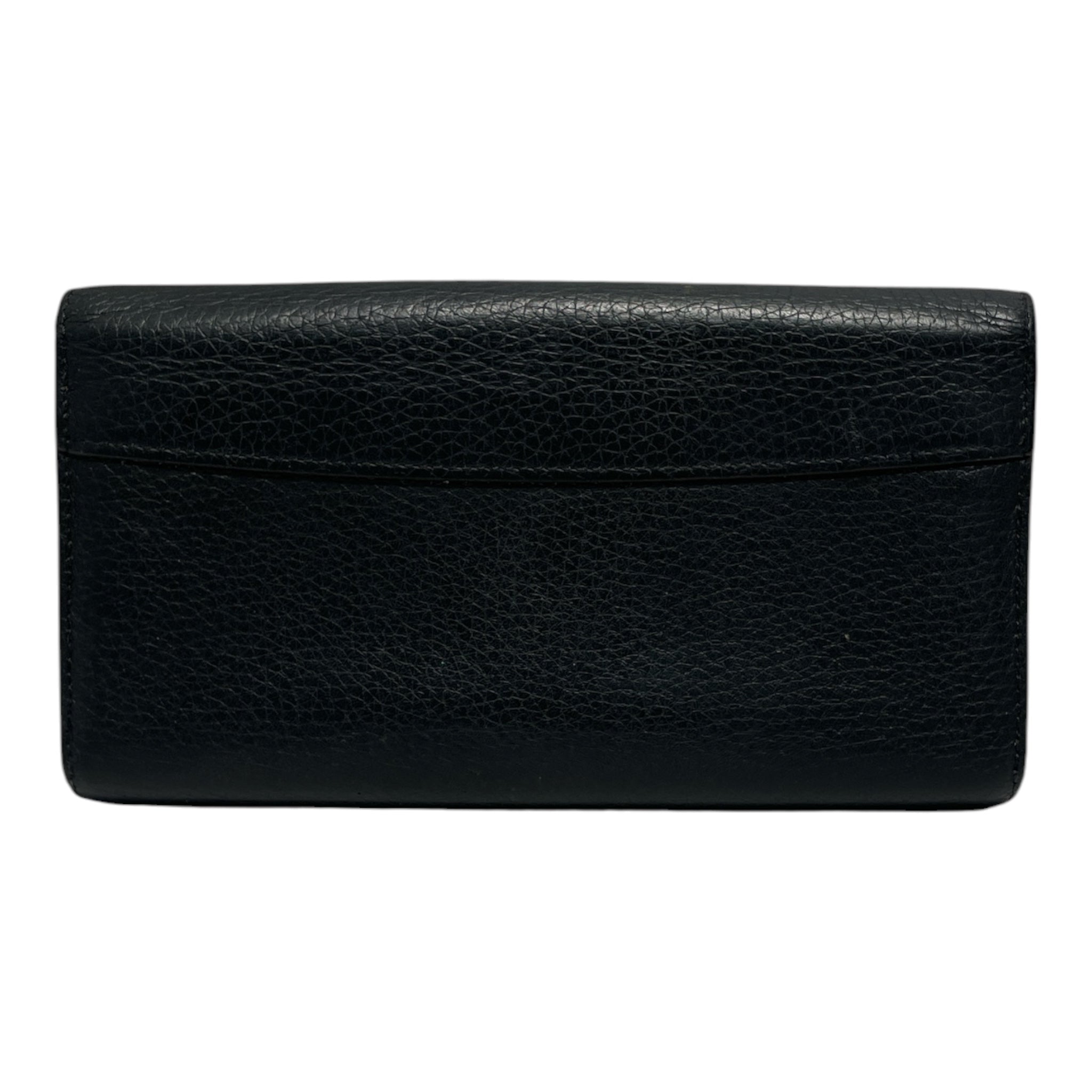 LOUIS VUITTON/Long Wallet/Leather/BLK/Capucines Long Wallet view 2