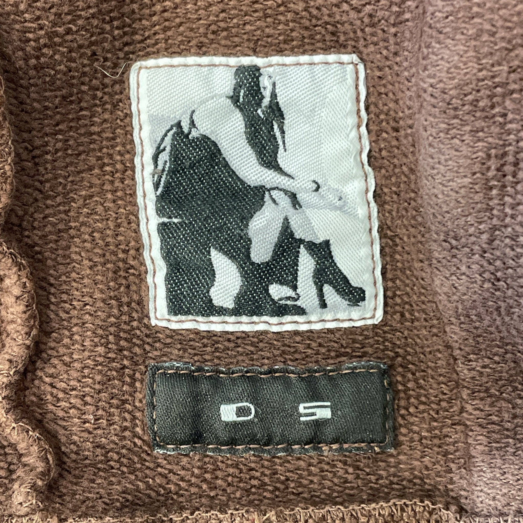 RICK OWENS DRKSHDW/Zip Up Hoodie/XL/Cotton/BRW/OLMAR AND MIRTA MOUNTAIN HOOD view 3