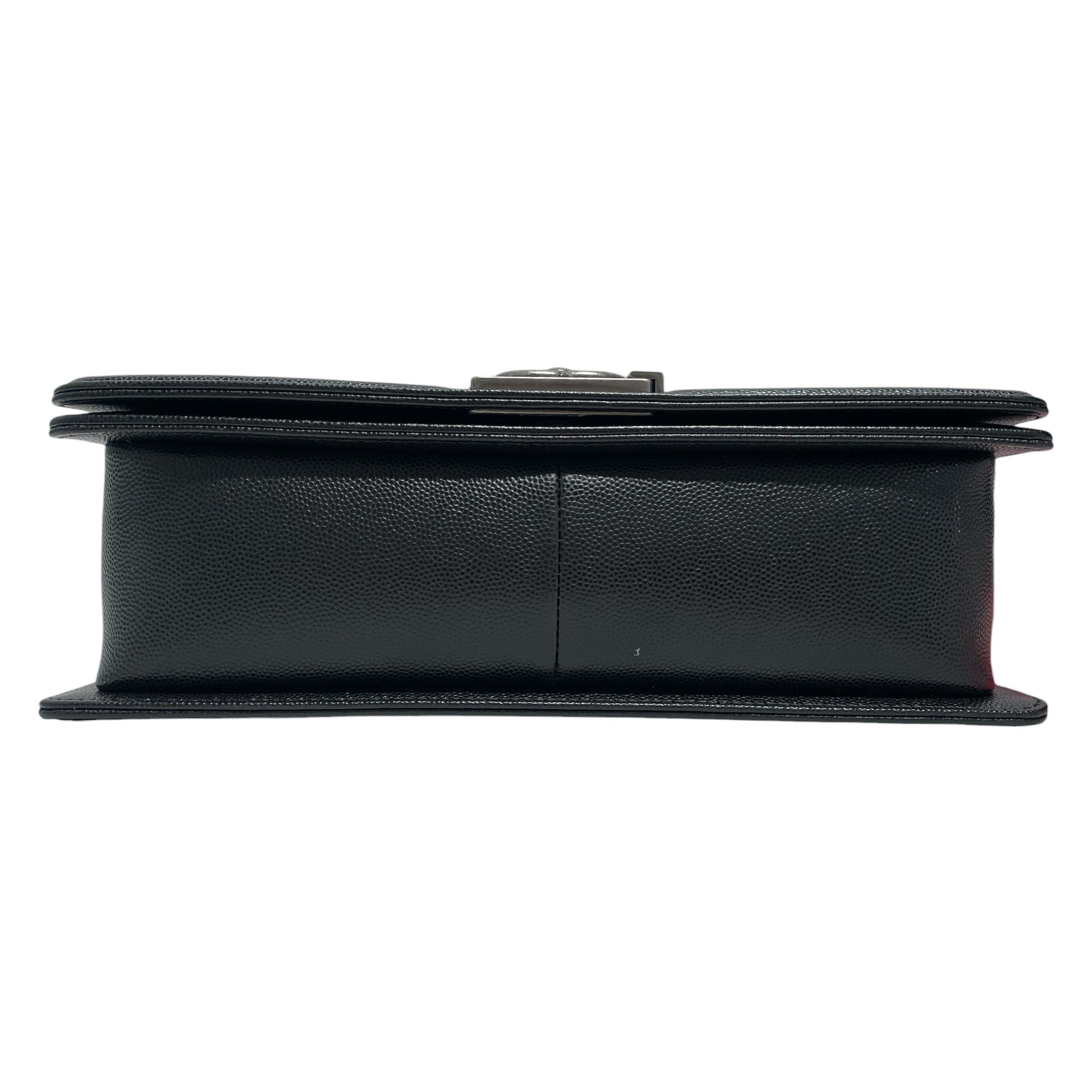 CHANEL/Cross Body Bag/BLK/CAVIAR CHANEL BOY BAG view 3