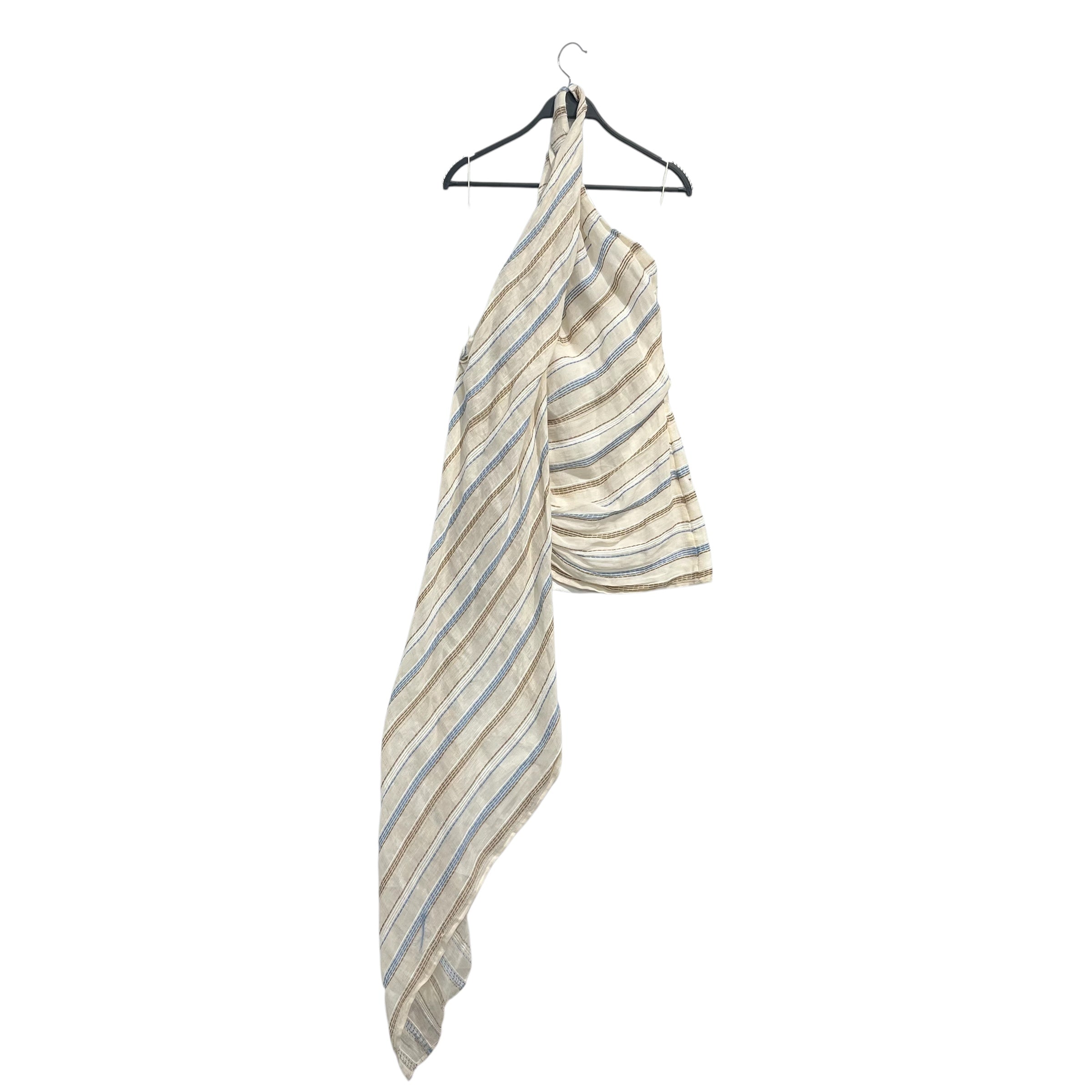 JACQUEMUS/SL Blouse/38/Stripe/Cotton/KHK/LINEN BLEND-HALTER KNECK view 1