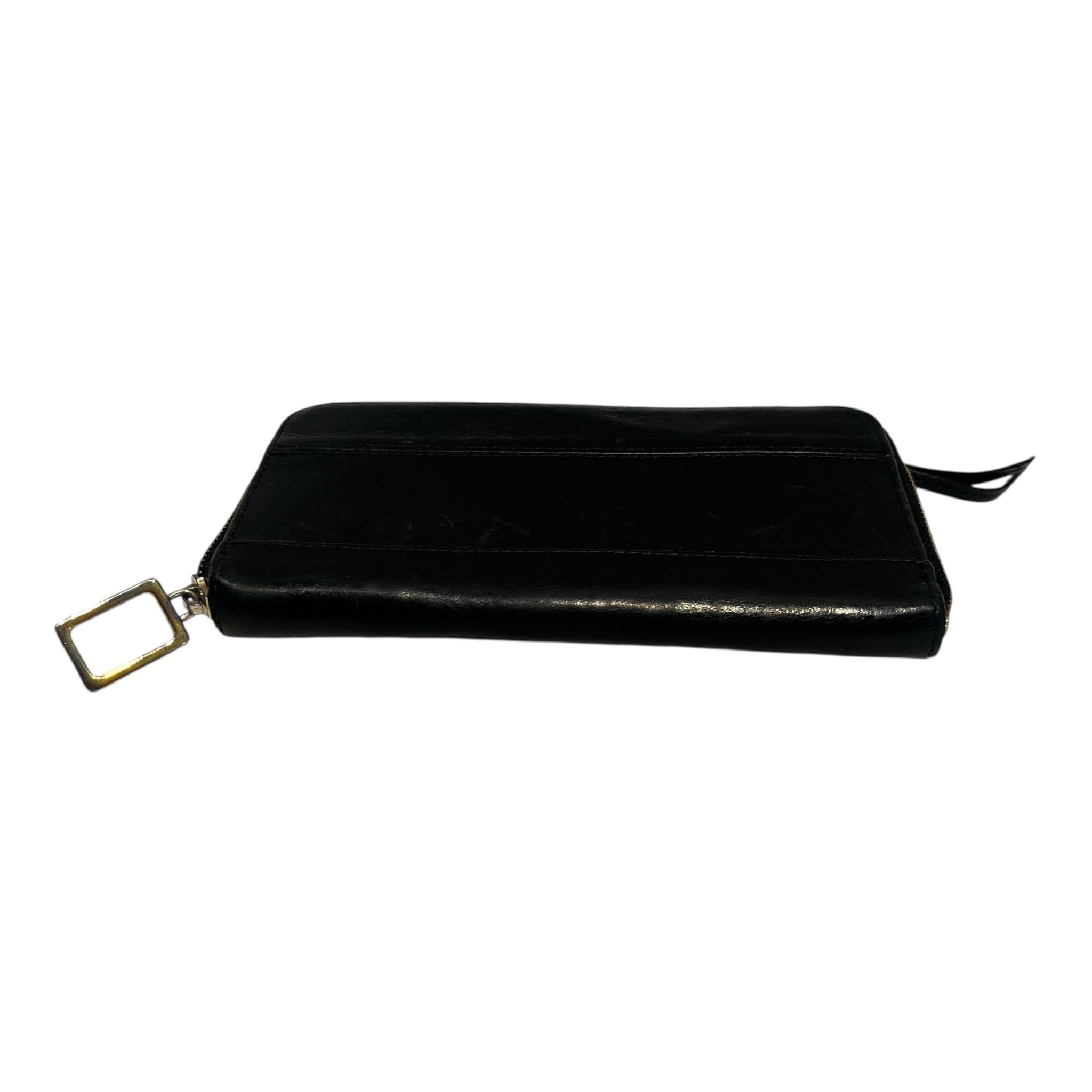 Chloe/Long Wallet/Leather/BLK/BROWN LEATHER PATCH view 3