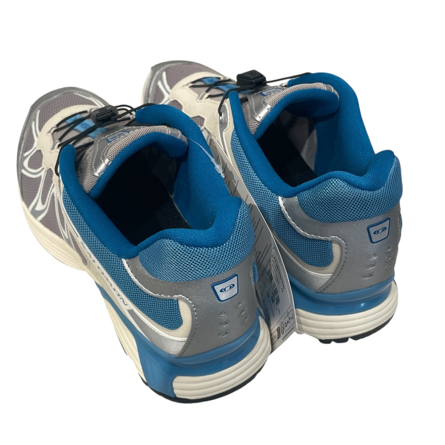 salomon/Low-Sneakers/US 8/Cotton/WHT/SILVER AND BLUE ART.491574 view 2
