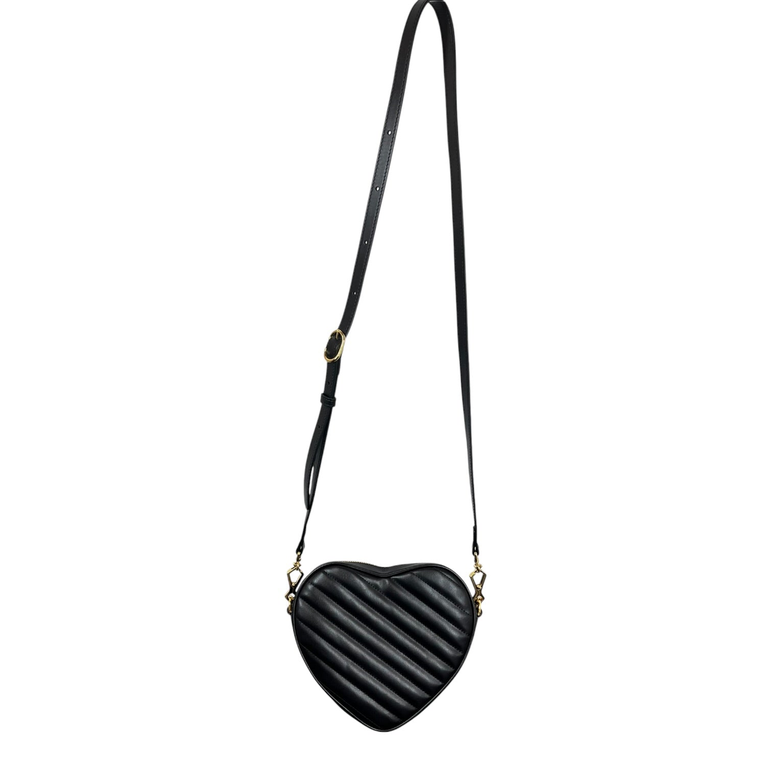 GUCCI/Cross Body Bag/Leather/BLK/MARMONT HEART BAG view 2