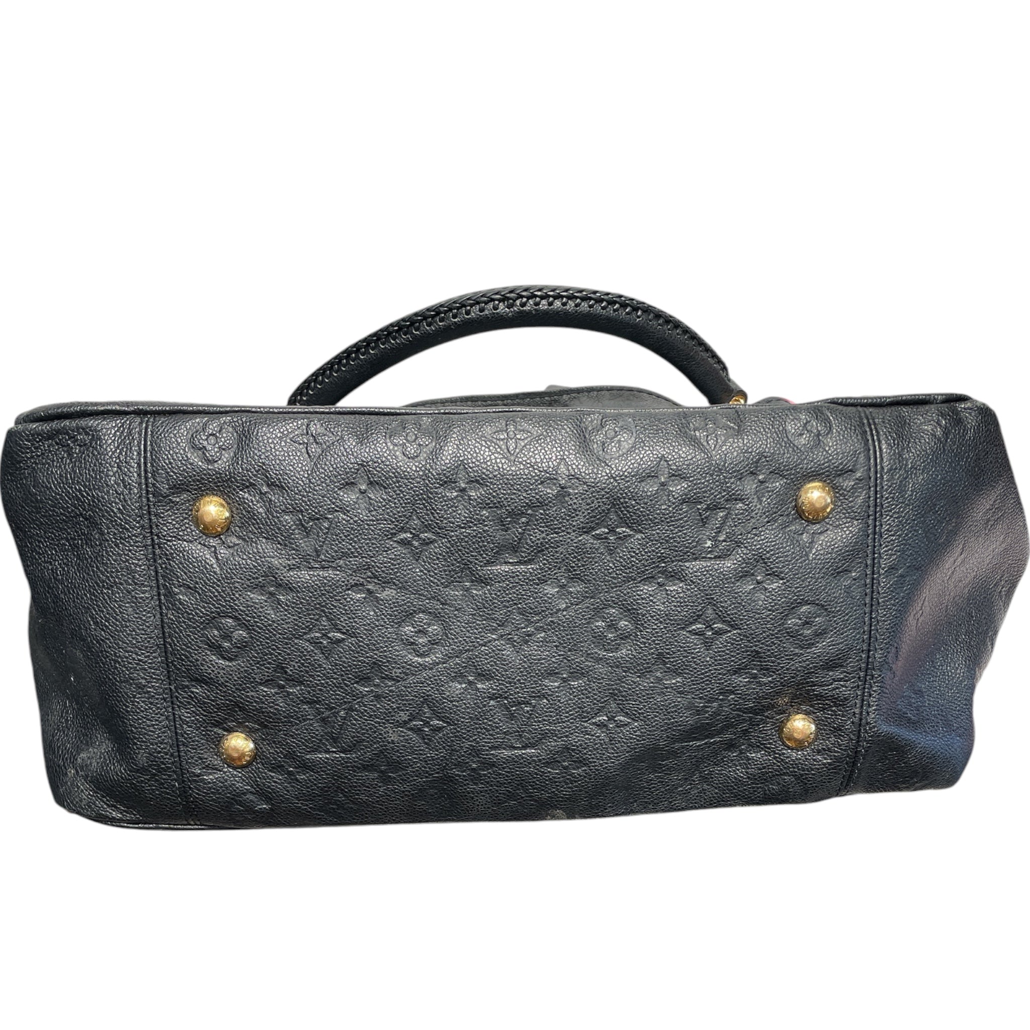 LOUIS VUITTON/Hand Bag/Monogram/Leather/BLK/ARTSY MM view 3