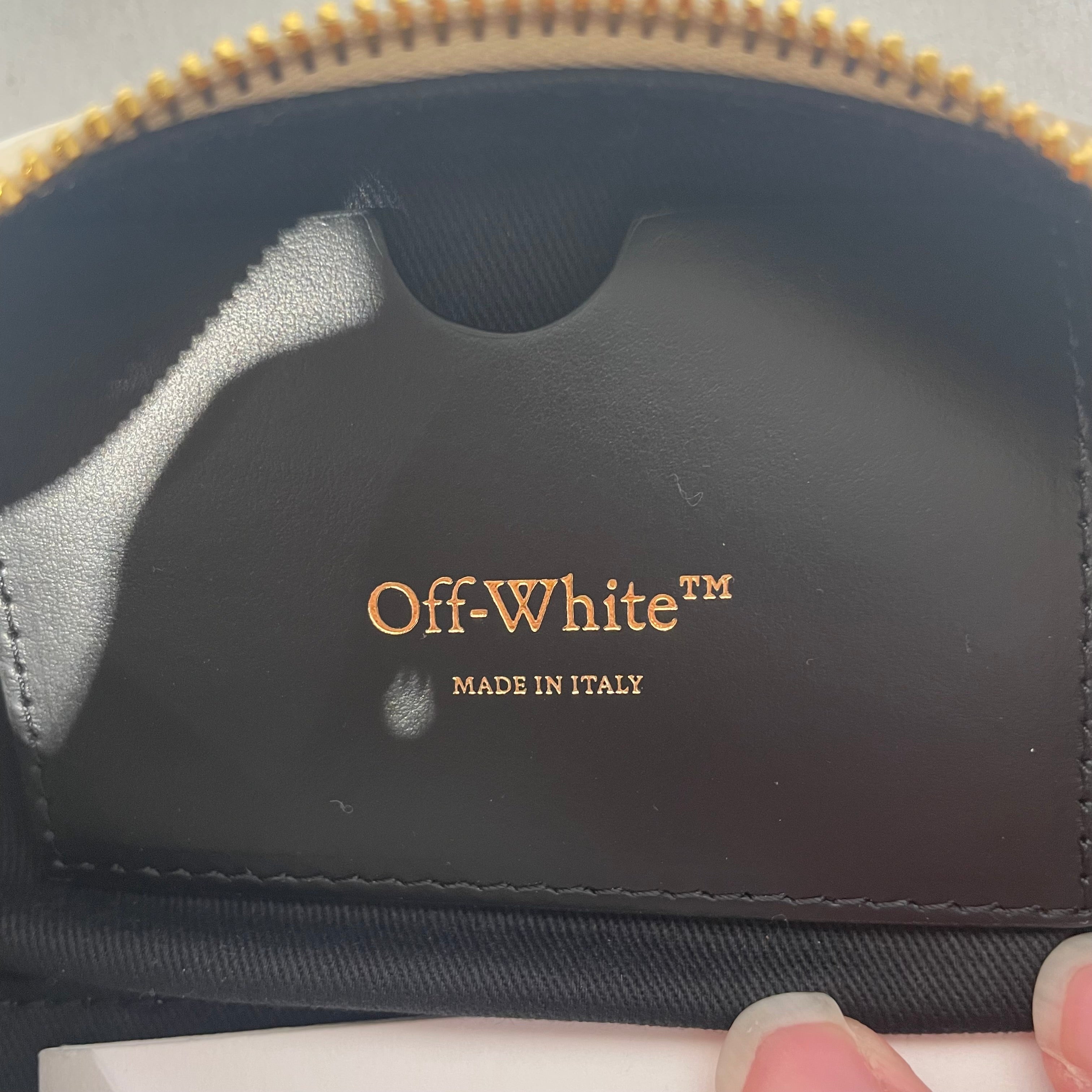 OFF-WHITE/Bag/Leather/Cream/ view 3