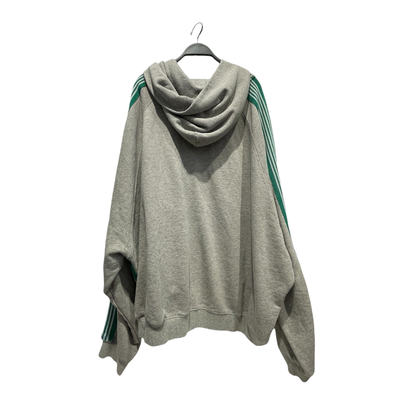 Raspberry Hills/Hoodie/XXL/Cotton/GRY/Grey Hoodie w/ Green Stripes view 2