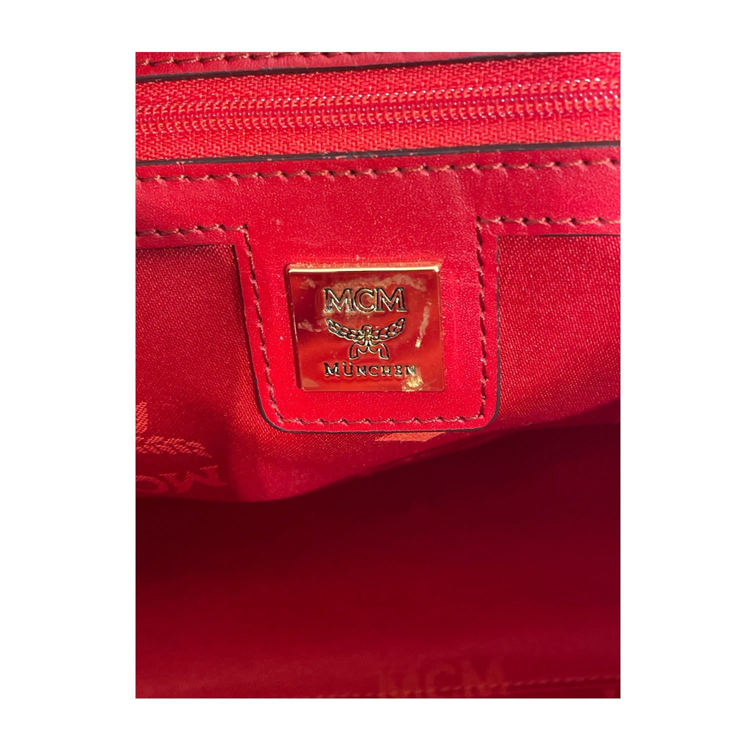 MCM/Hand Bag/Leather/RED/IVANA PATENT LEATHER R6095 view 6