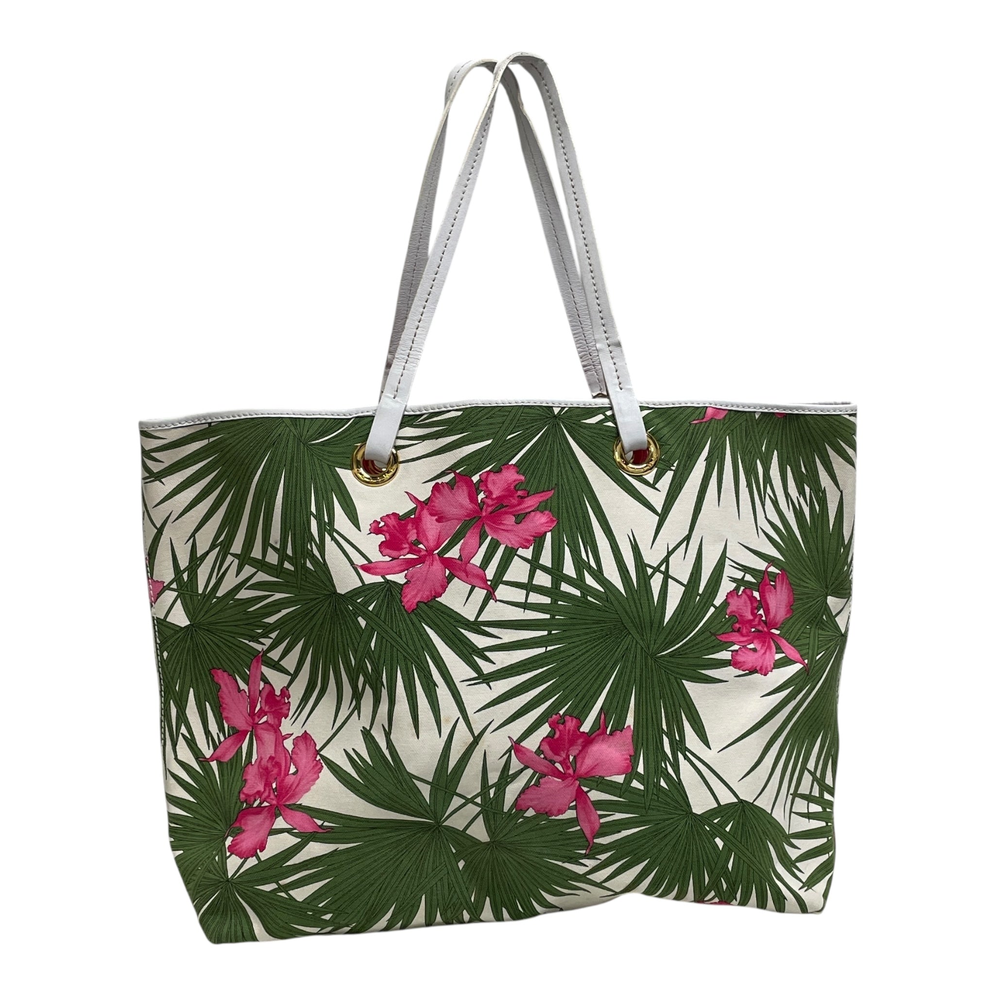 CELINE/Tote Bag/OS/All Over Print/Cotton/GRN/1990'S PALM PRINT - CE00/34 view 2