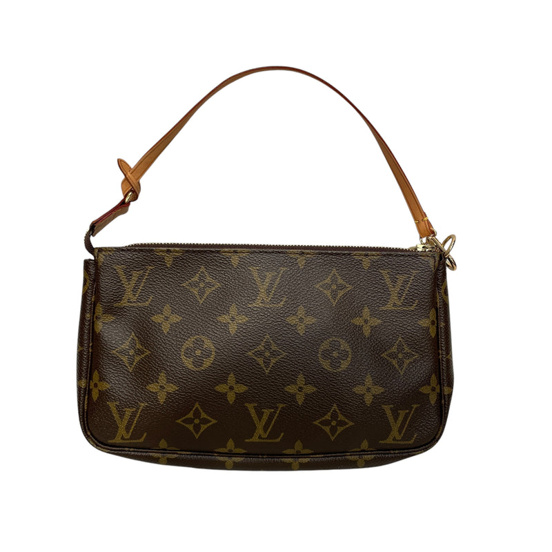 LOUIS VUITTON/Hand Bag/Monogram/Leather/BRW/CA 1016