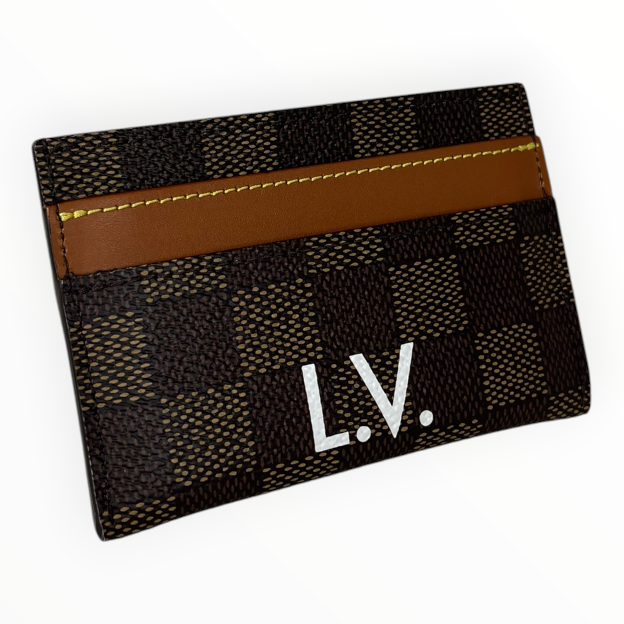 LOUIS VUITTON/Card Case/Monogram/Leather/BRW/M's/THE DARJEELING CARDHOLDER view 1