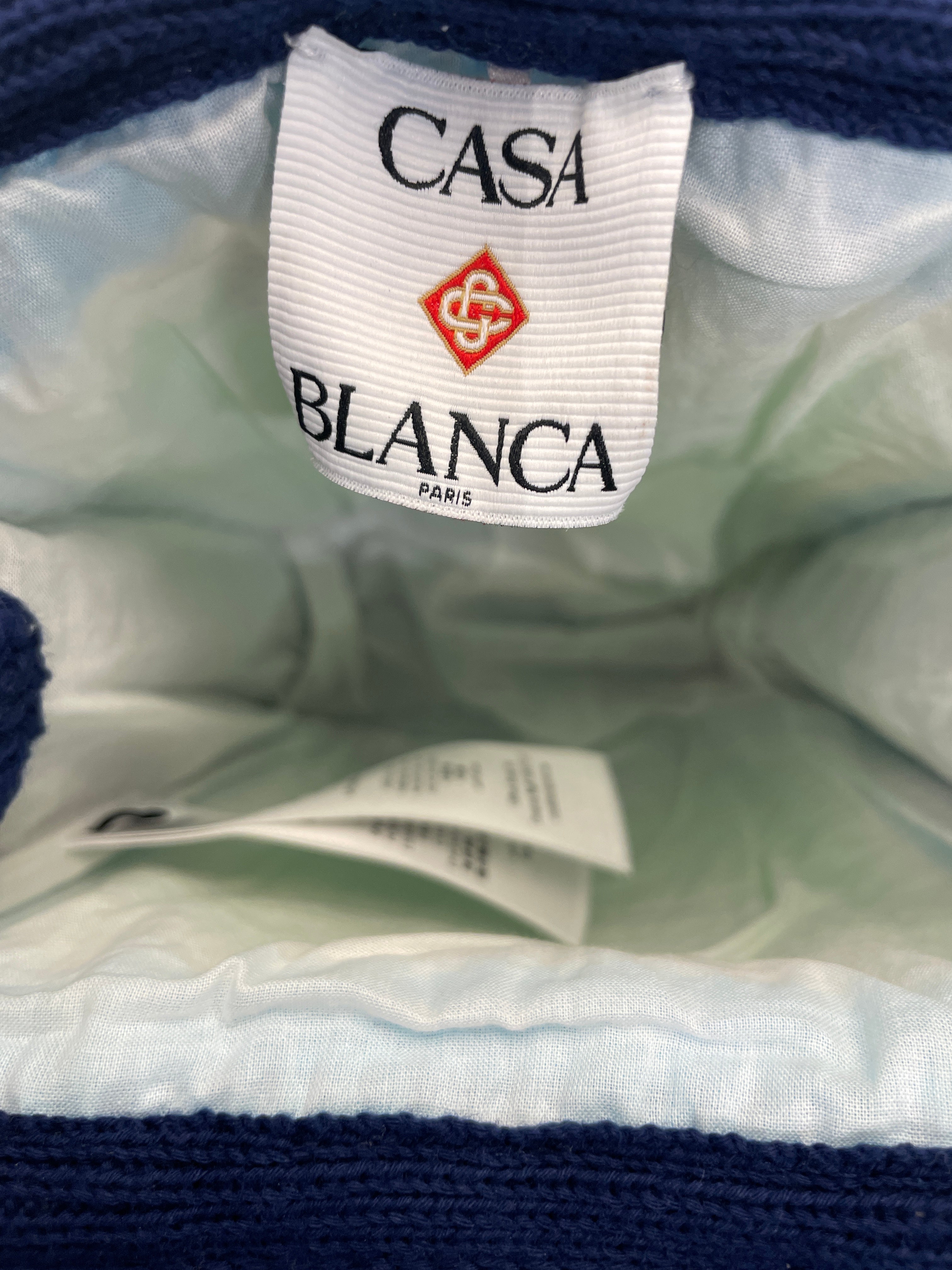 CASABLANCA/Bag/NVY/CROCHET view 5