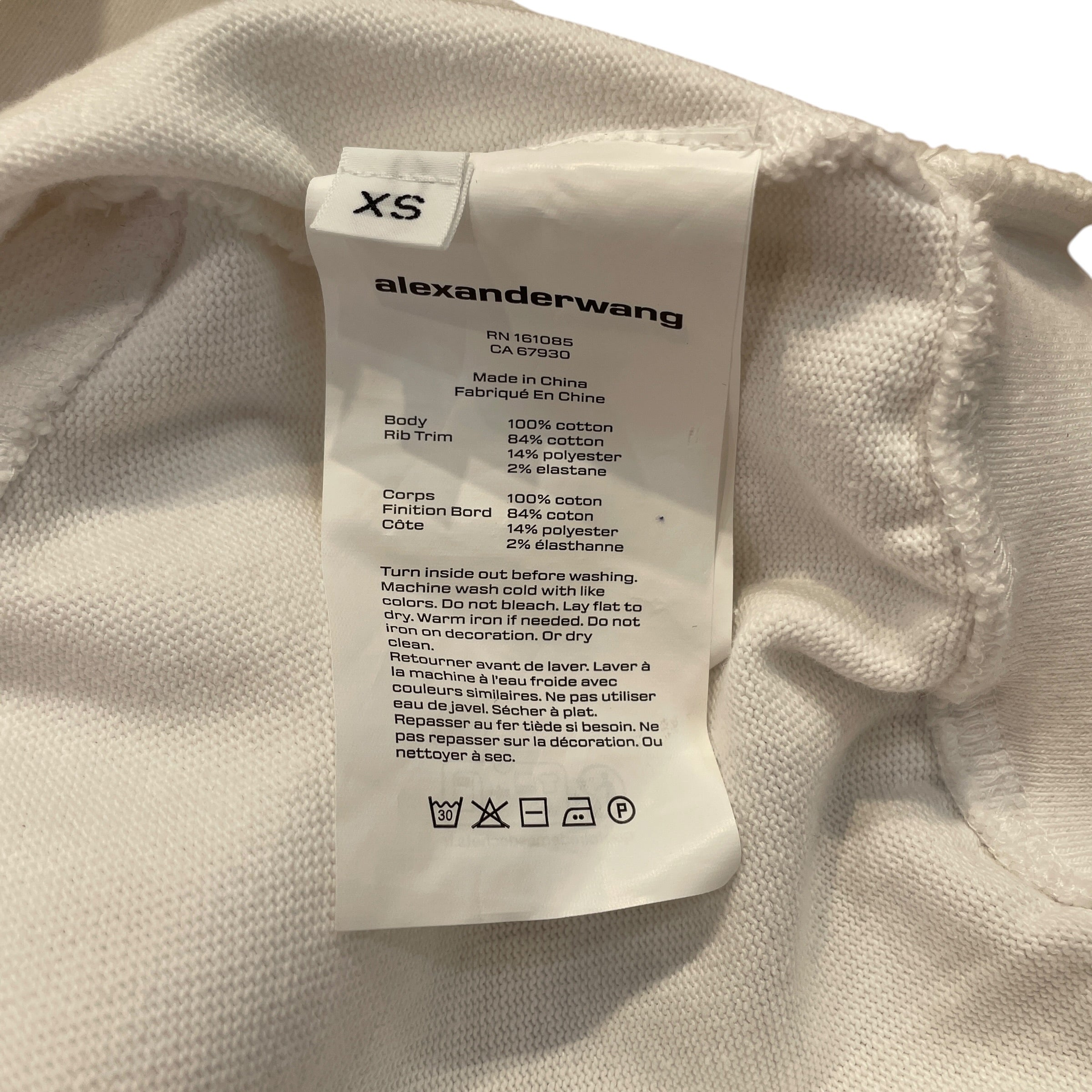 Alexander Wang/Shirt/XS/Cotton/WHT/ view 4