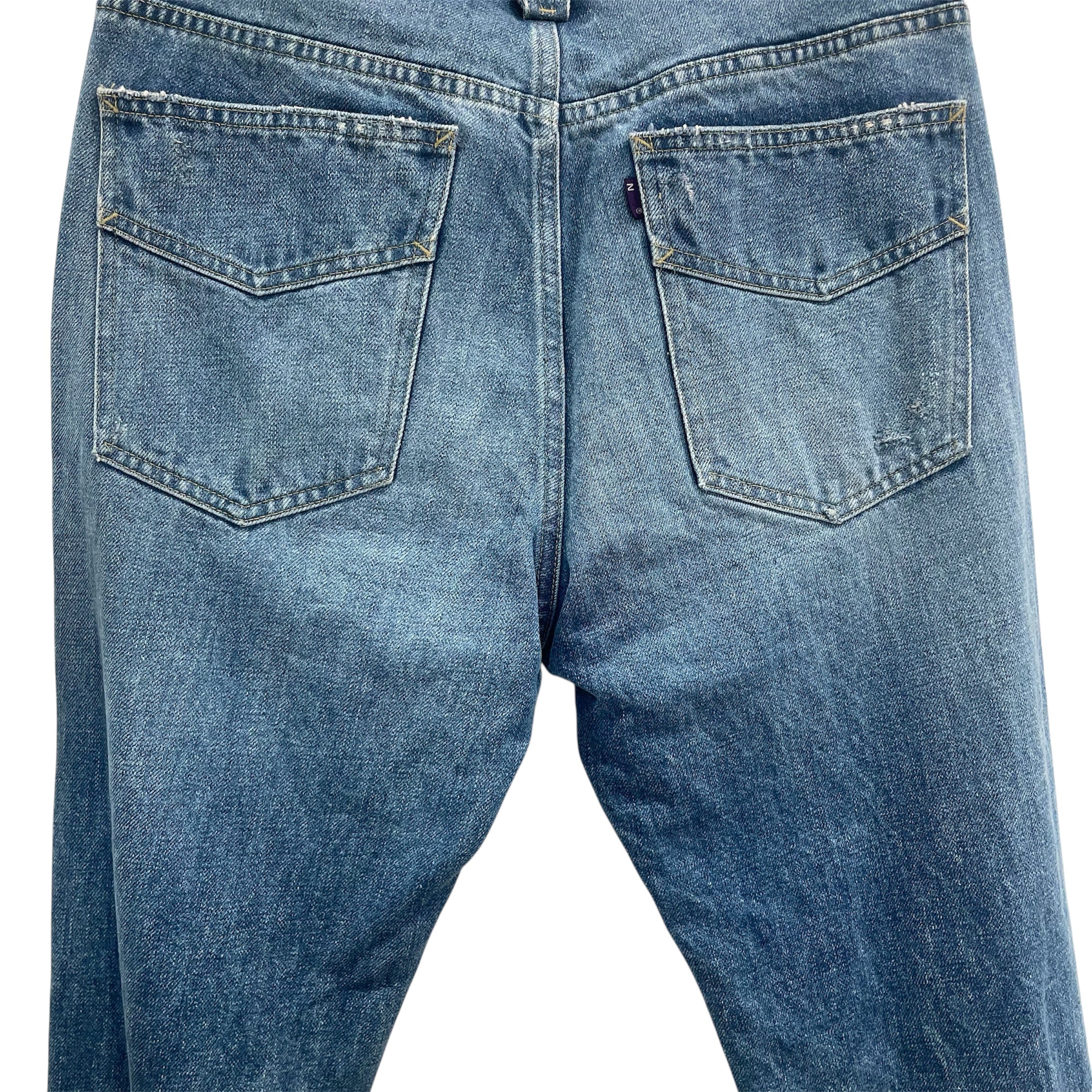 Needles/Straight Pants/S/Denim/BLU/NEEDLES LOGO RIGHT POCKET view 4