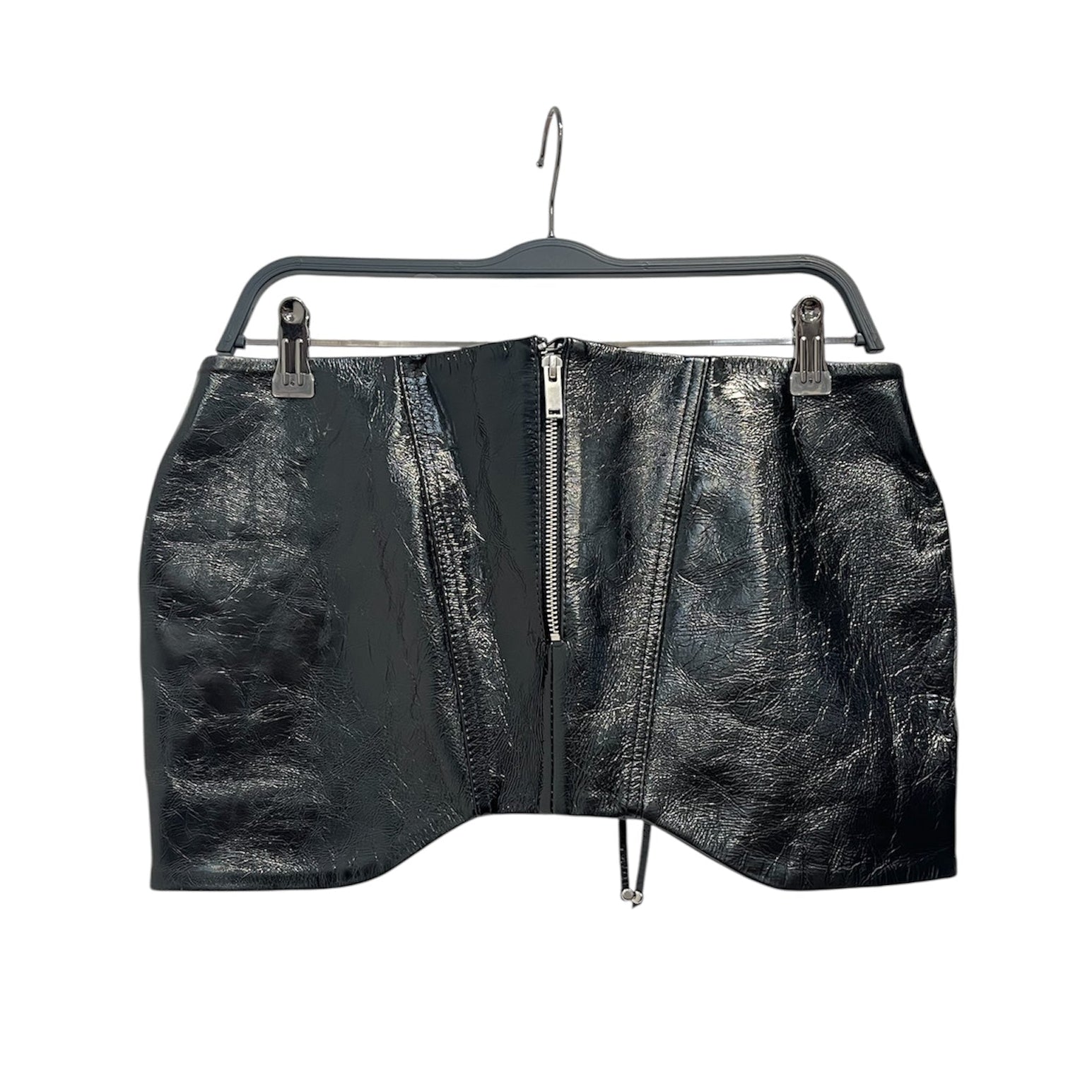 Retrofete/Skirt/S/Leather/BLK/Mini Length/ view 2
