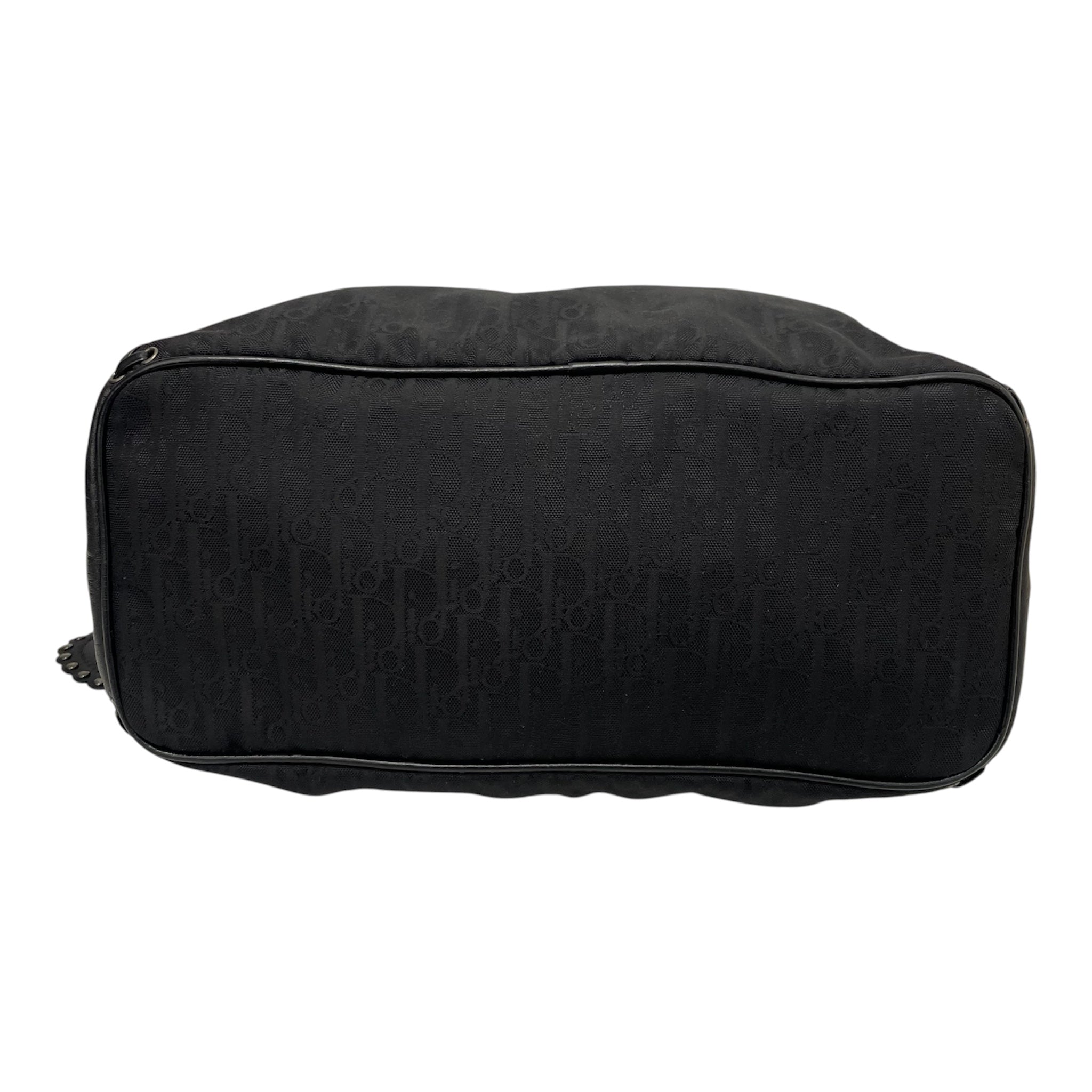 Christian Dior/Hand Bag/Cotton/BLK/HOBO BAG view 3