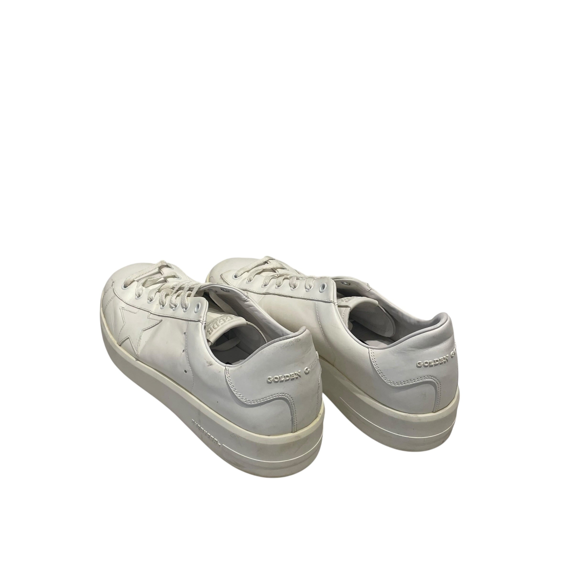 GOLDEN GOOSE/Low-Sneakers/EU 47/Leather/WHT/Pure-Star view 2