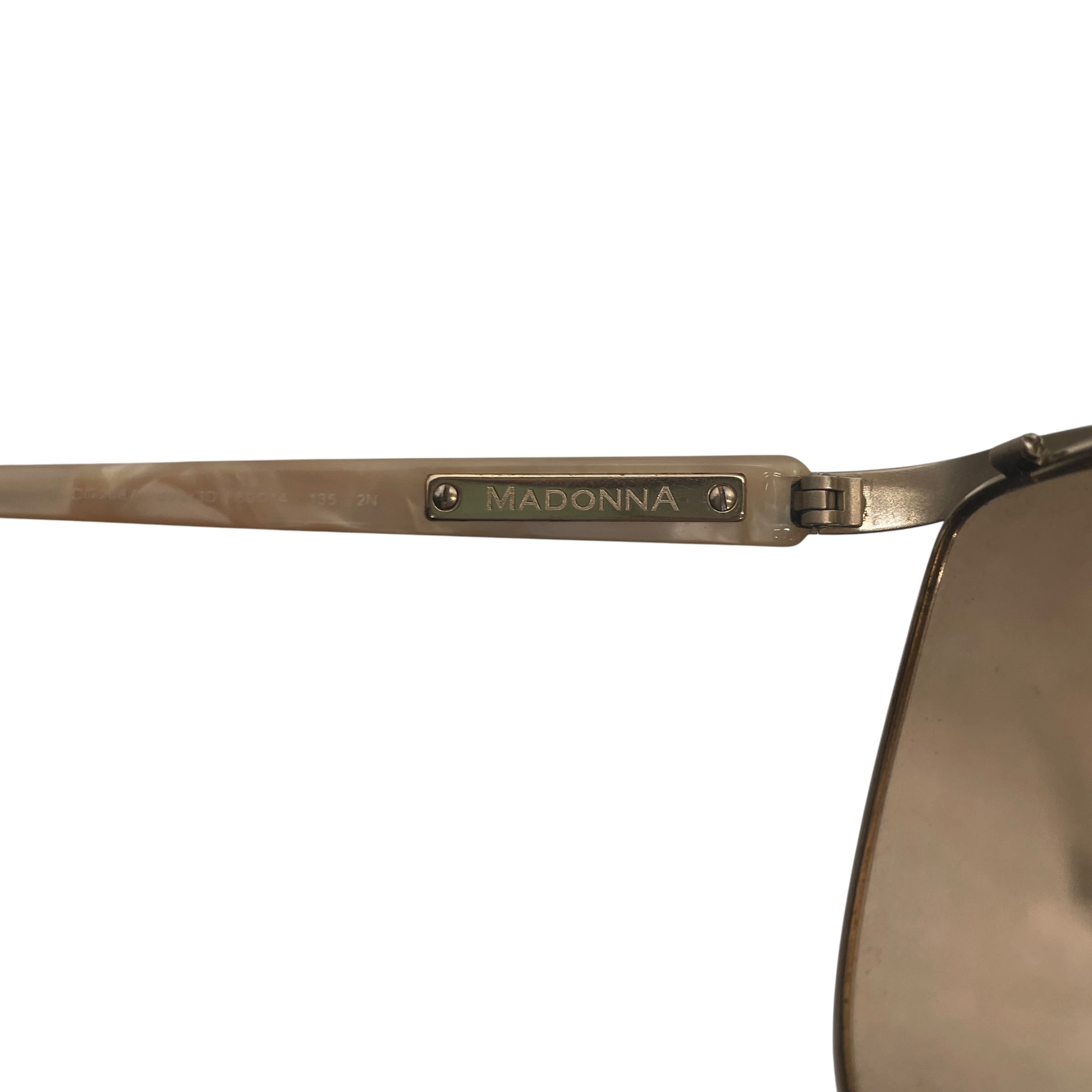 DOLCE&GABBANA/DOLCE&GABBANA/Sunglasses/Plastic/BEG/MADONNA PEARL FRAME/MADONNA 2087 479 view 5