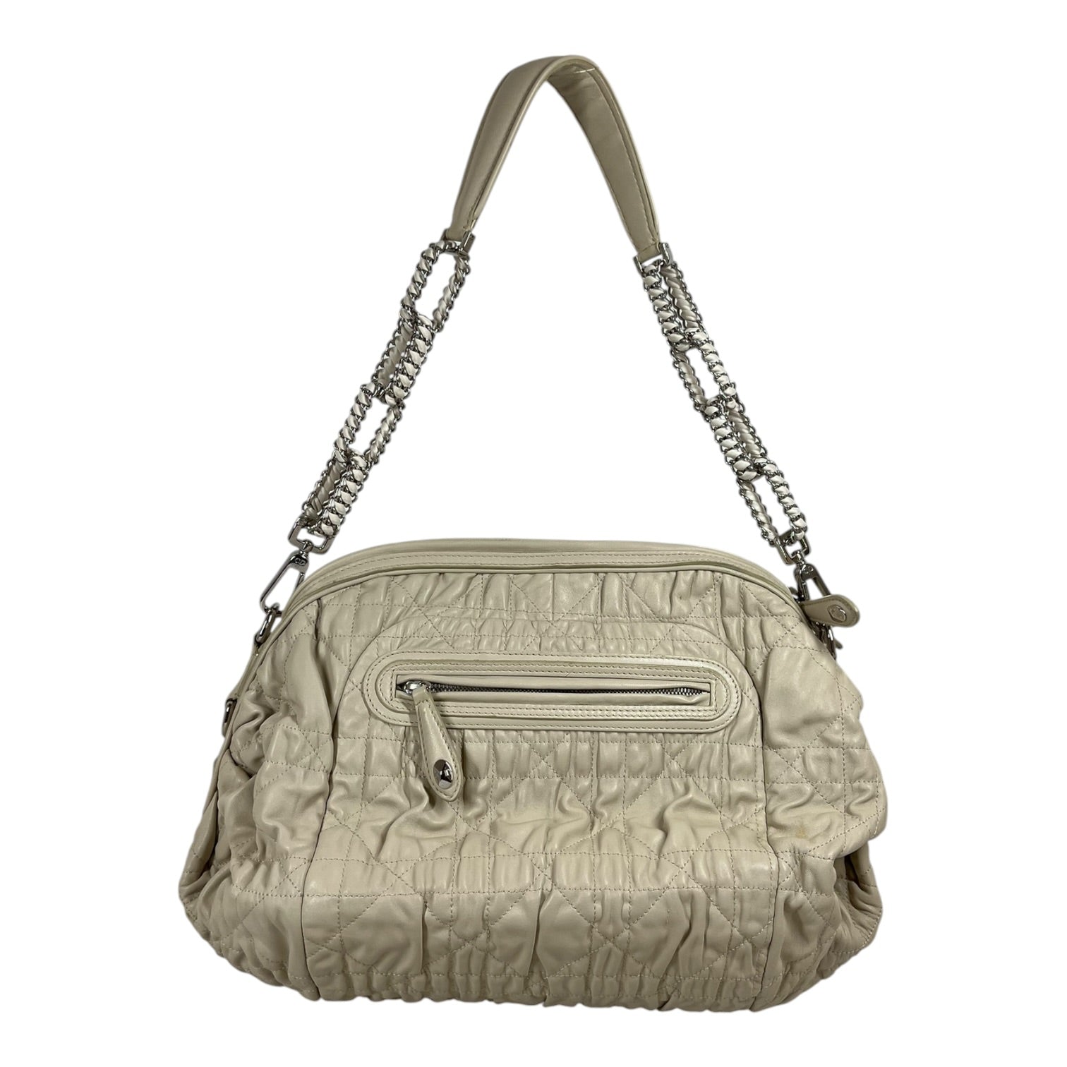 Christian Dior/Hand Bag/Leather/CRM/Delices Gaufre view 2