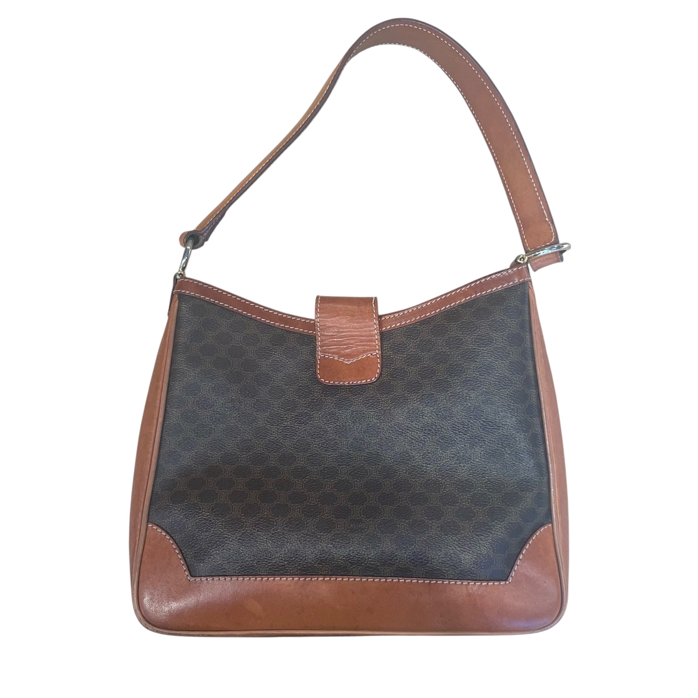 CELINE/Hand Bag/Monogram/Leather/BRW/Macadam Blasom Turn lock view 2