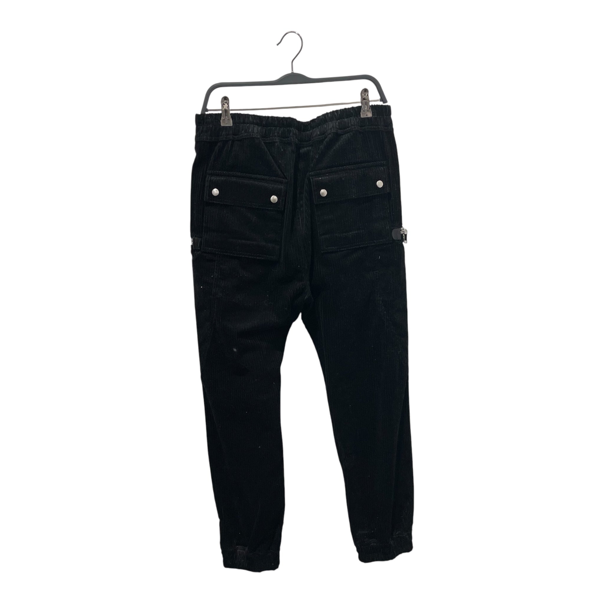 Rick Owens/Cargo Pants/52/Cotton/BLK/STROBE FW CORDUROY CARGO view 2