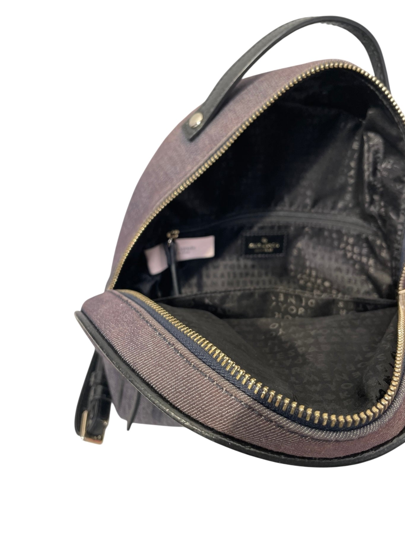 kate spade new york/Backpack/Floral Pattern/Leather/NVY/ view 3