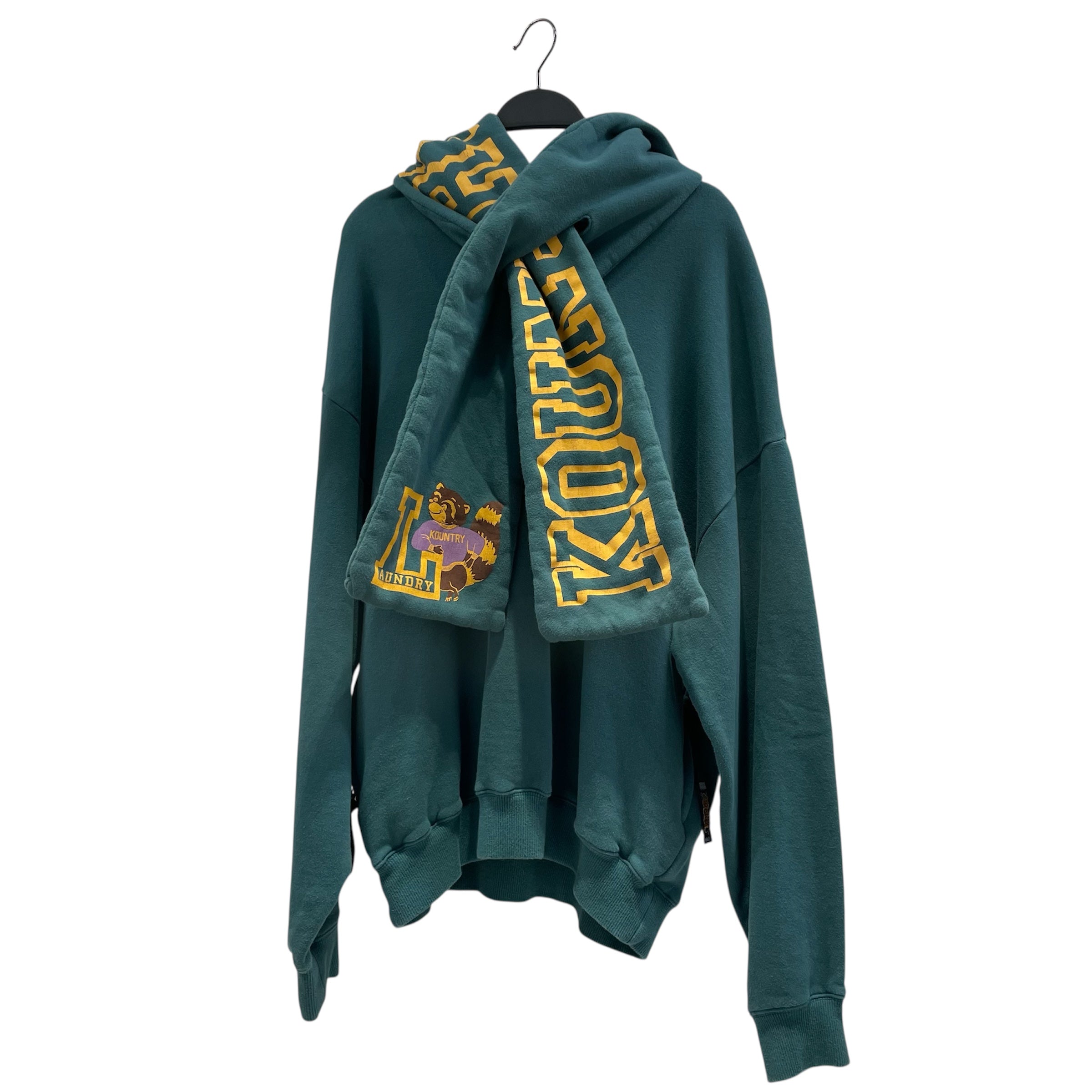 KAPITAL/Sweatshirt/Cotton/GRN/"KOUNTRY" ON NECK SLEEVE view 1