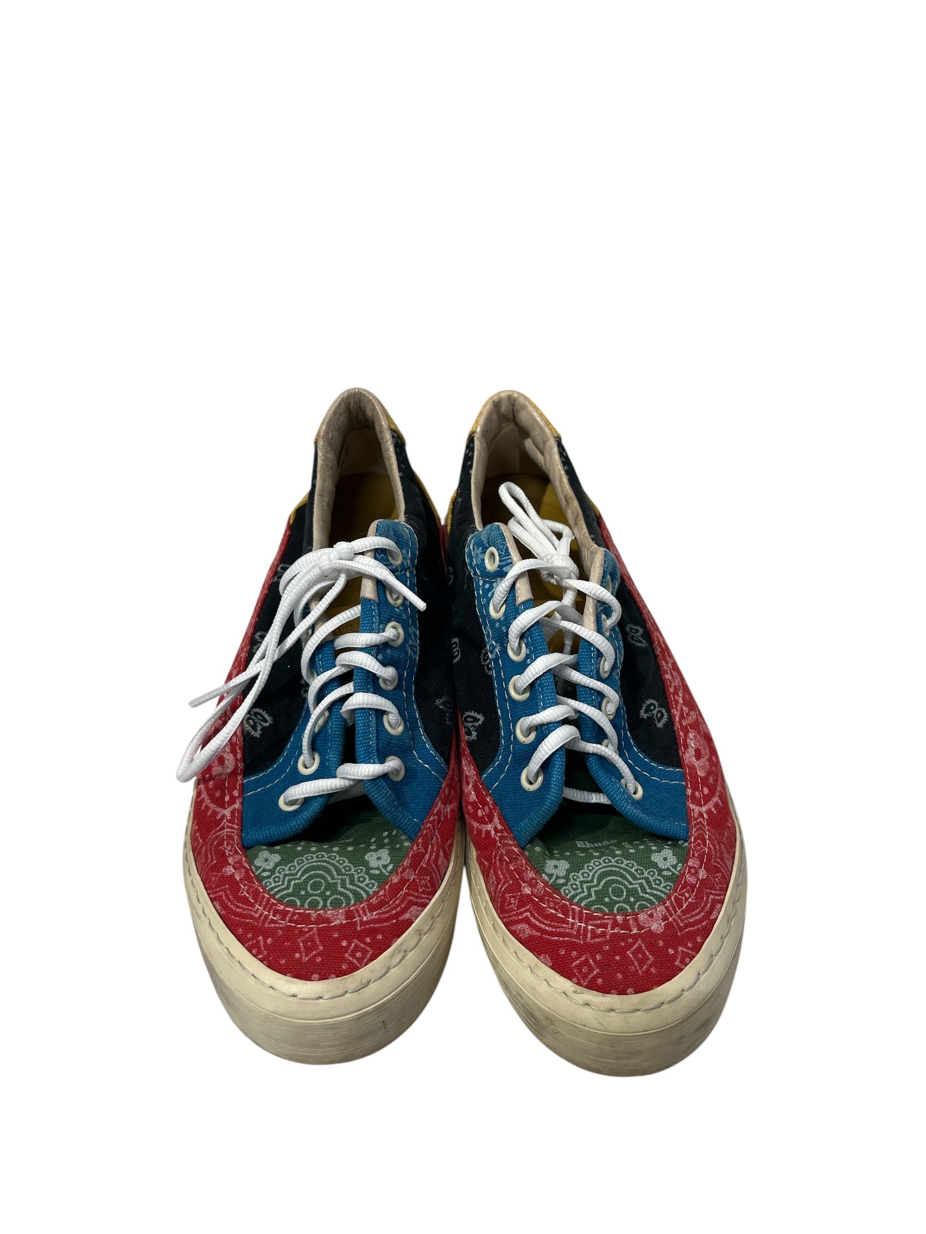 RHUDE/Shoes/US 10/Paisley/Cotton/MLT/RED/GRN/BLU/BLK/YLW/WHT view 3
