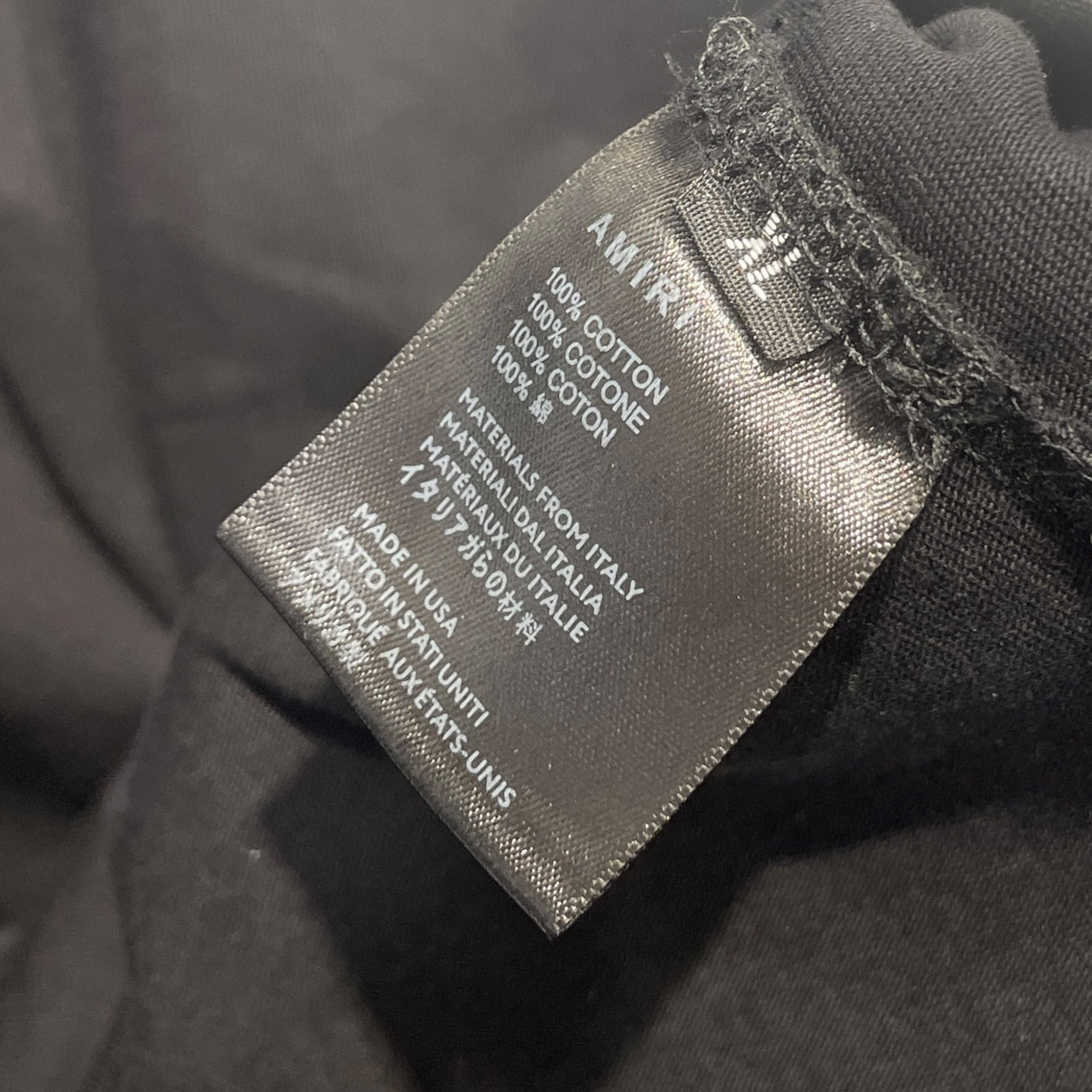 AMIRI/T-Shirt/XL/Cotton/BLK/NWT FLAME LOGO view 8