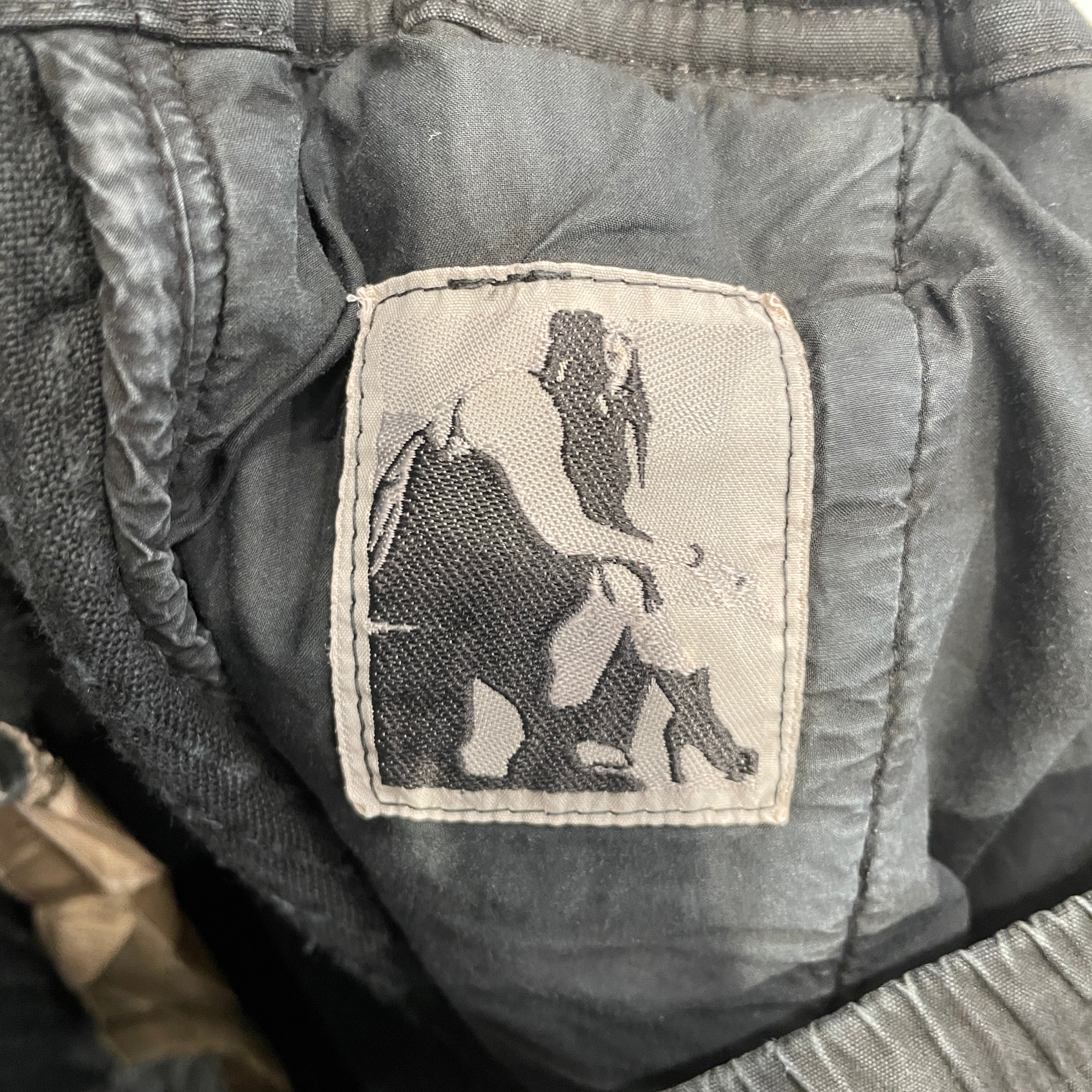 RICK OWENS DRKSHDW/Pants/L/Corduroy/BLK/WIDE LEG CORDUROY view 3