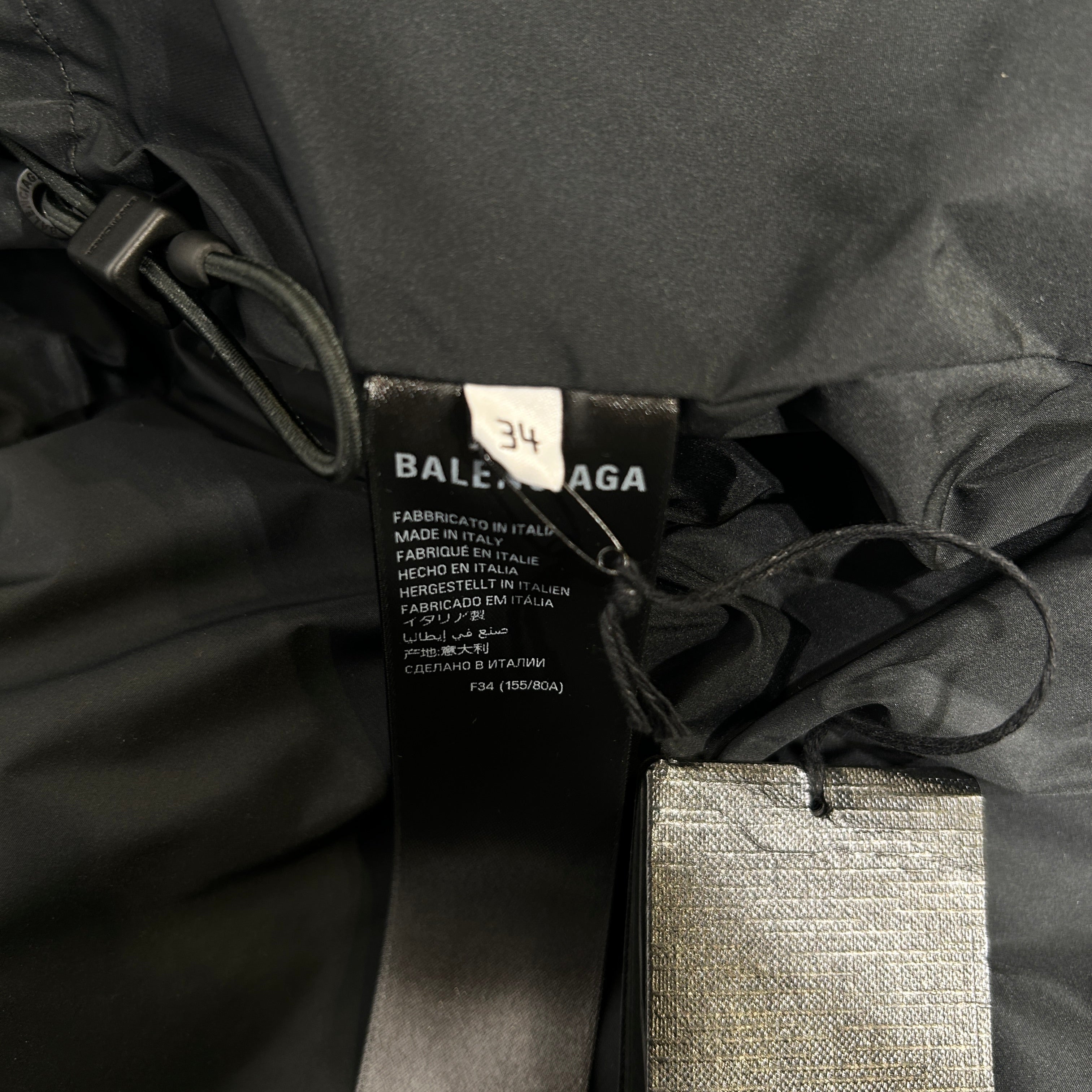 BALENCIAGA/Jacket/34/Polyester/BLK/ view 4