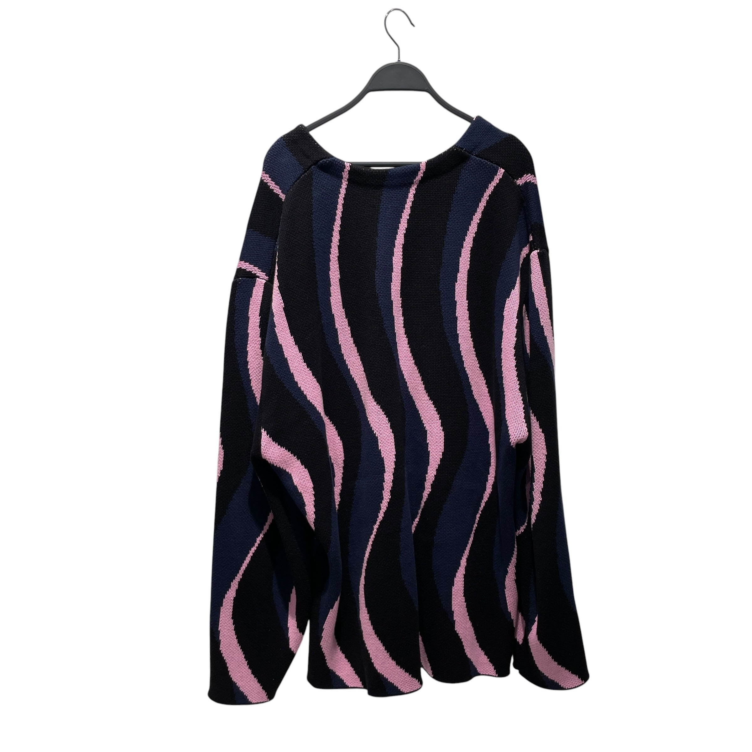 ICE CREAM/Heavy Cardigan/XXL/Stripe/Cotton/BLU/ view 2