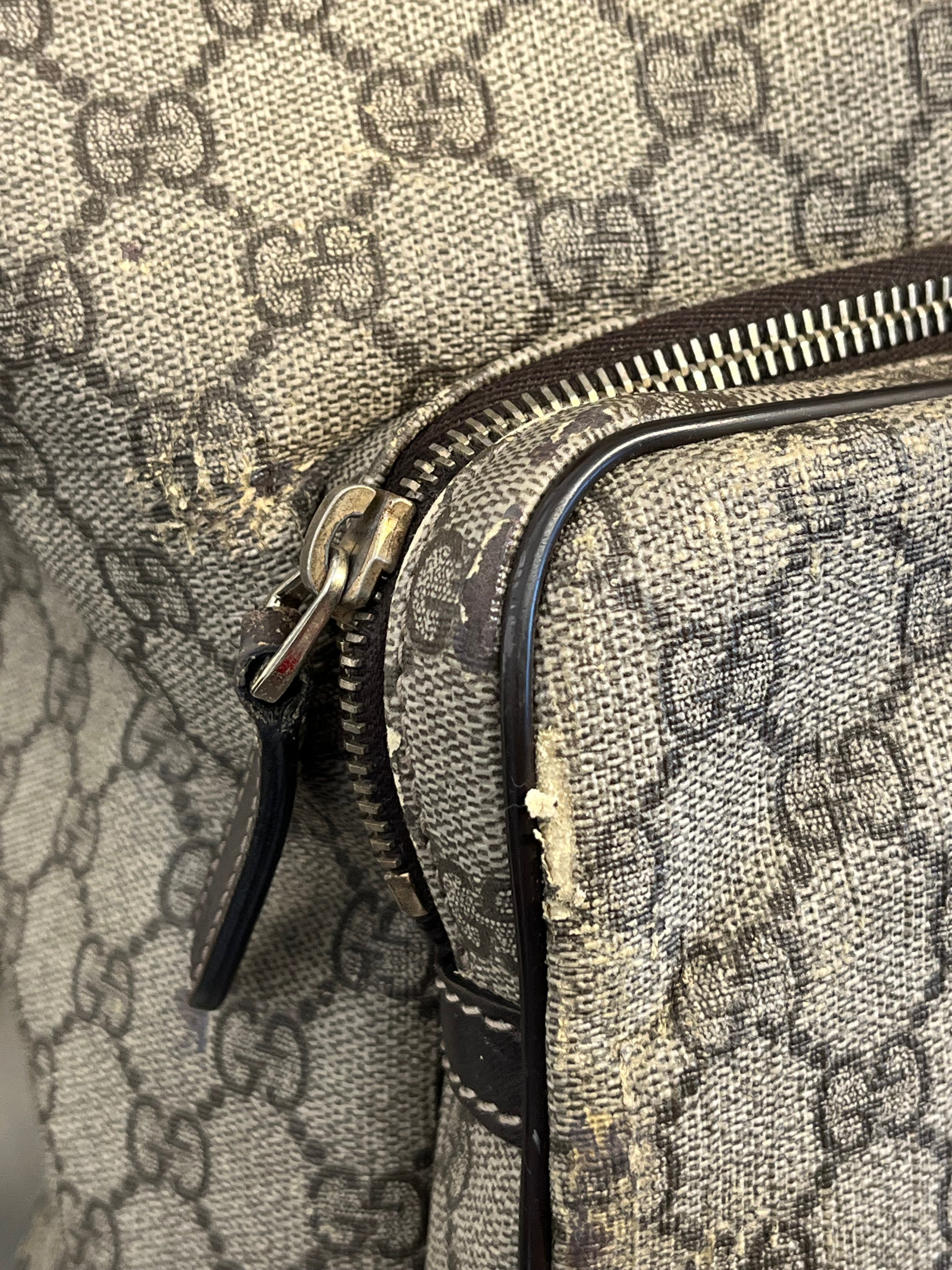 GUCCI/Backpack/Monogram/Leather/BRW/GG SUPREME CANVAS BACKPACK view 6
