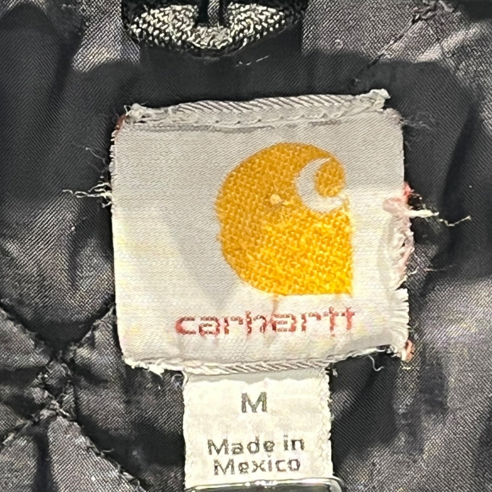 Carhartt/Quilted Jkt/M/Cotton/BLK/J131 Hooded Duck Quilted Jkt view 3