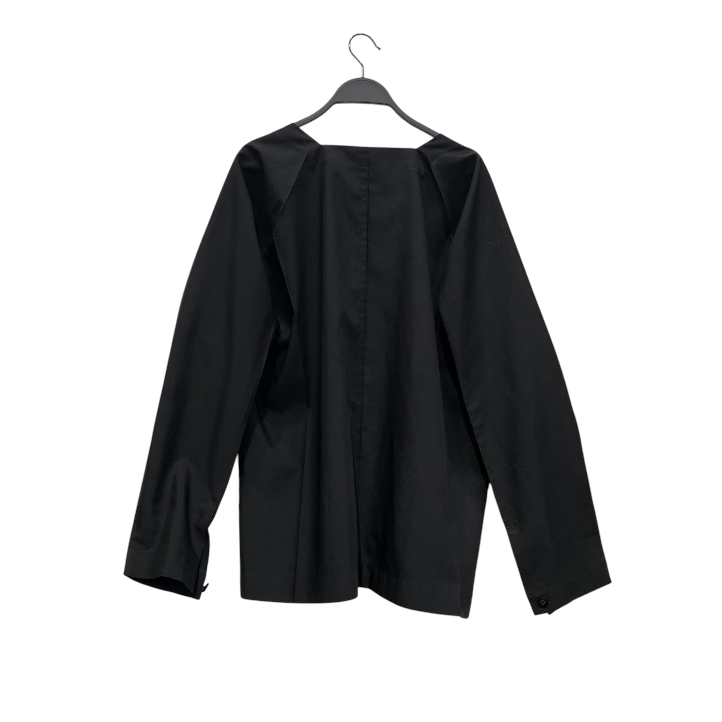 132 5. ISSEY MIYAKE/Jacket/3/Polyester/BLK/SQAURE IN CIRCLE BUTTONS view 2