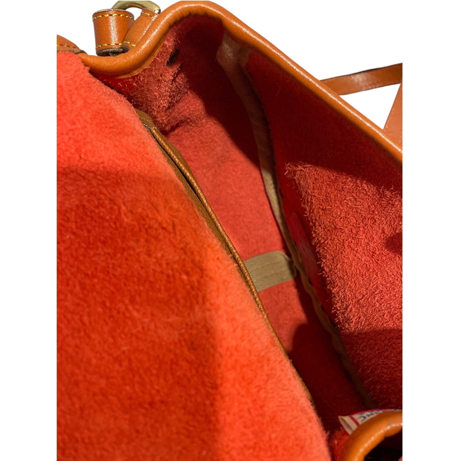 Dooney & Bourke/Cross Body Bag/Leather/RED/BIG DUCK SADDLE BAG view 5
