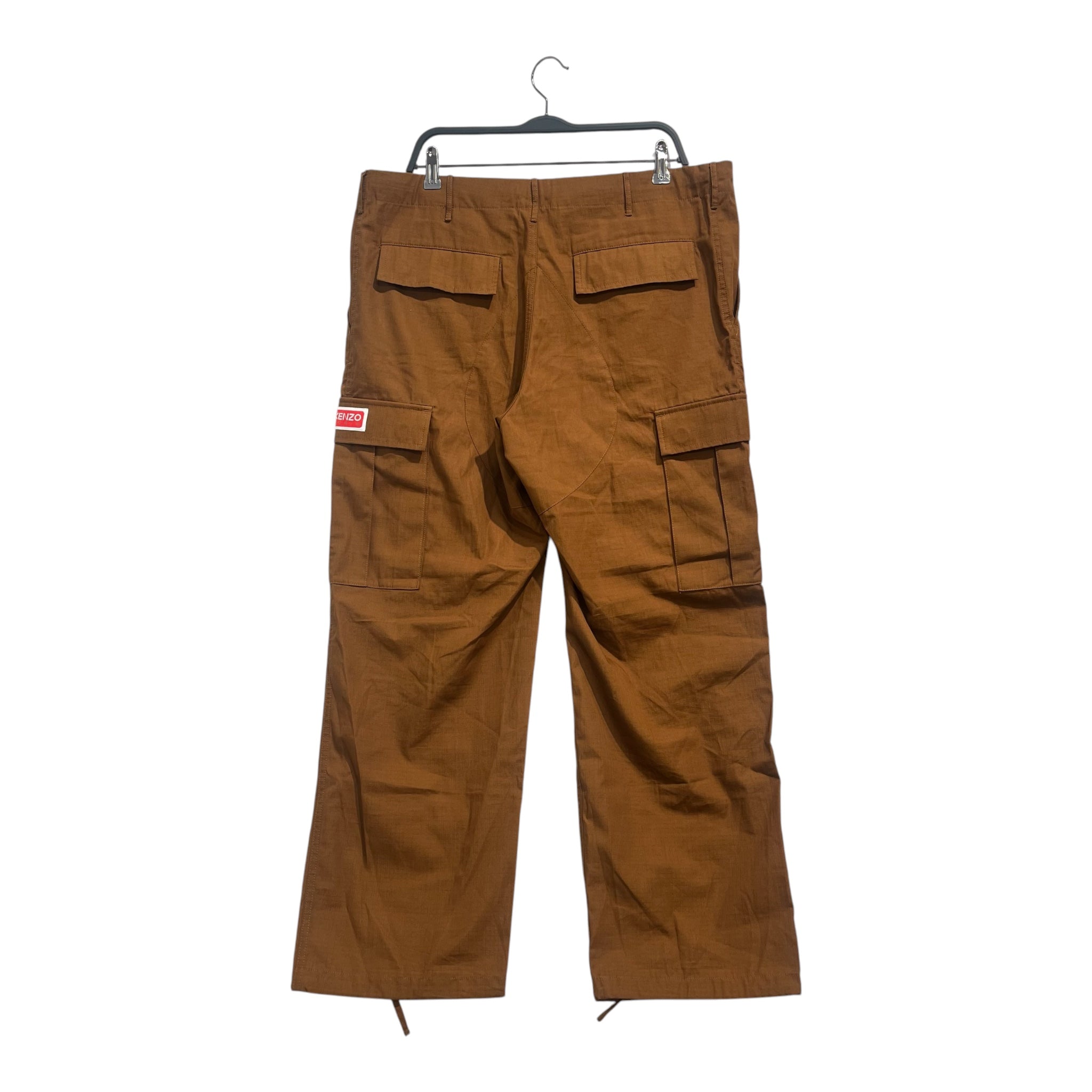 KENZO/Straight Pants/44/Cotton/BRW/CARGO PANT view 3