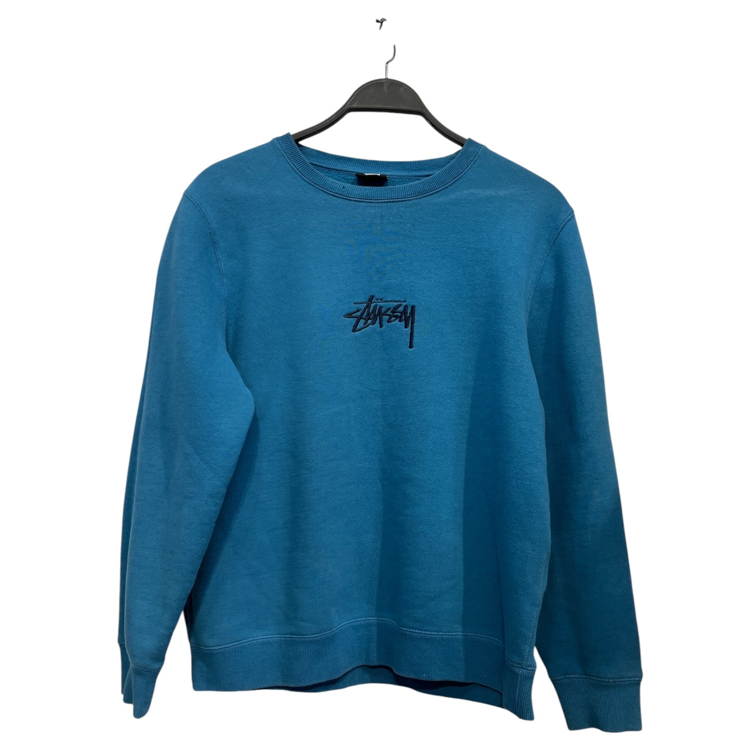 STUSSY/Sweater/S/Cotton/BLU/crewneck view 1