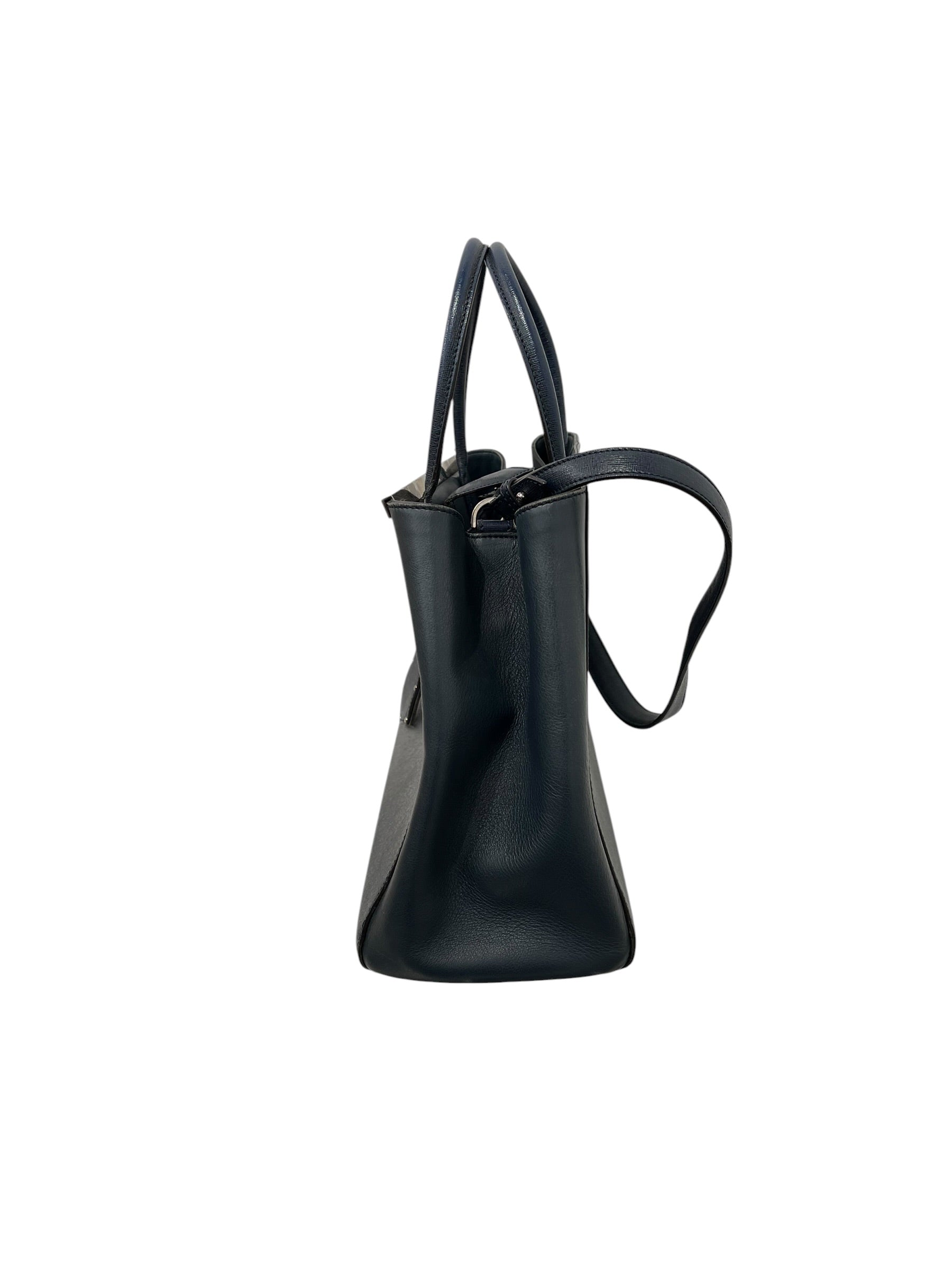 FENDI/Bag/Leather/NVY/MMT 2JOUR SAFFIANO view 4