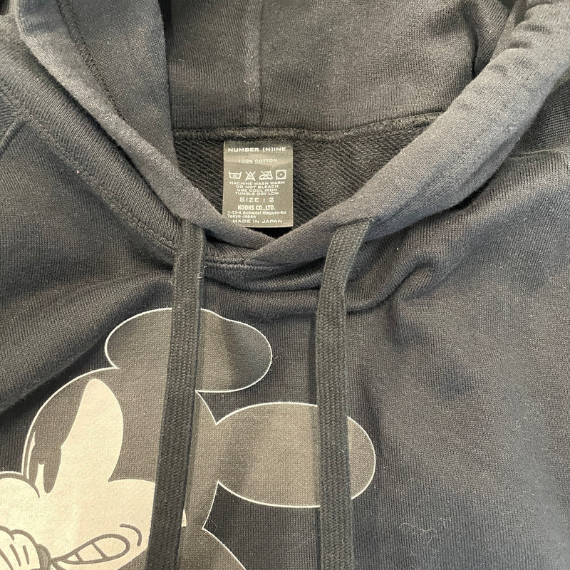 NUMBER (N)INE/Hoodie/2/Black/Cotton/11330705