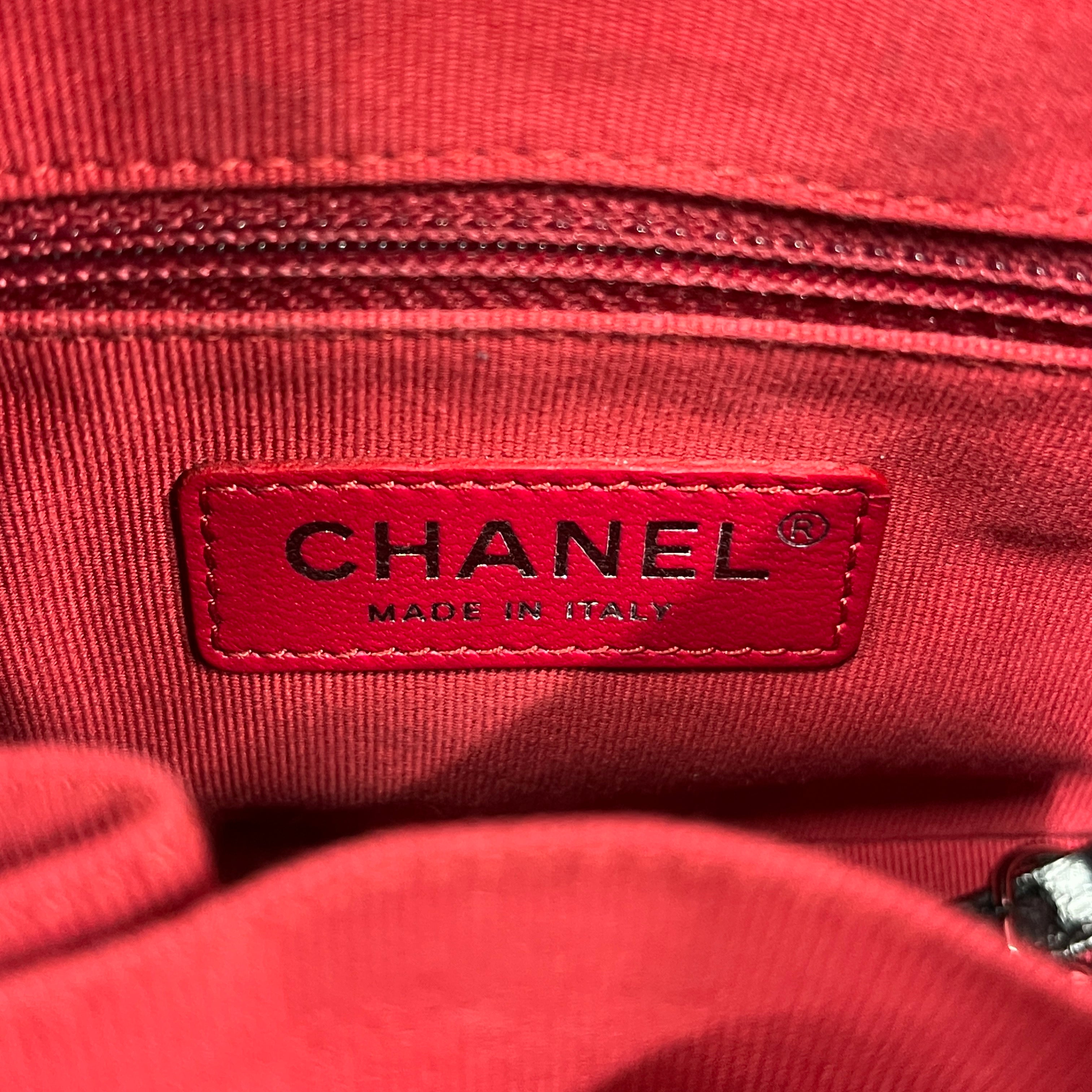 CHANEL/Cross Body Bag/Leather/BLK/ view 5