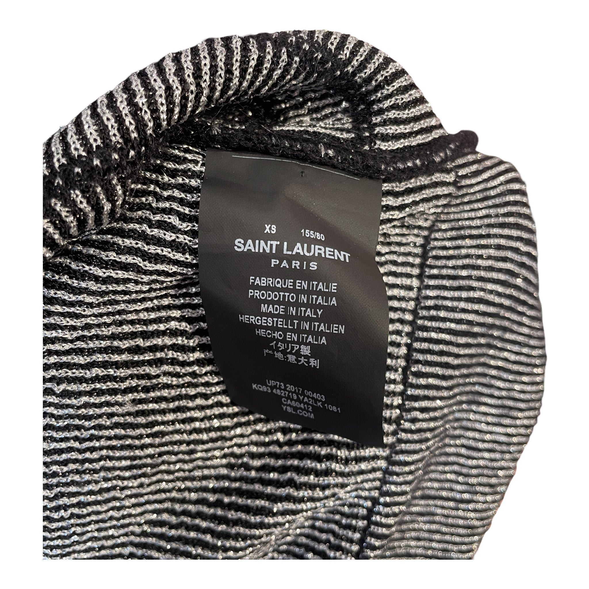 SAINT LAURENT/Sweater/XS/Mohair/BLK/"HANDSOME" SWEATER view 4
