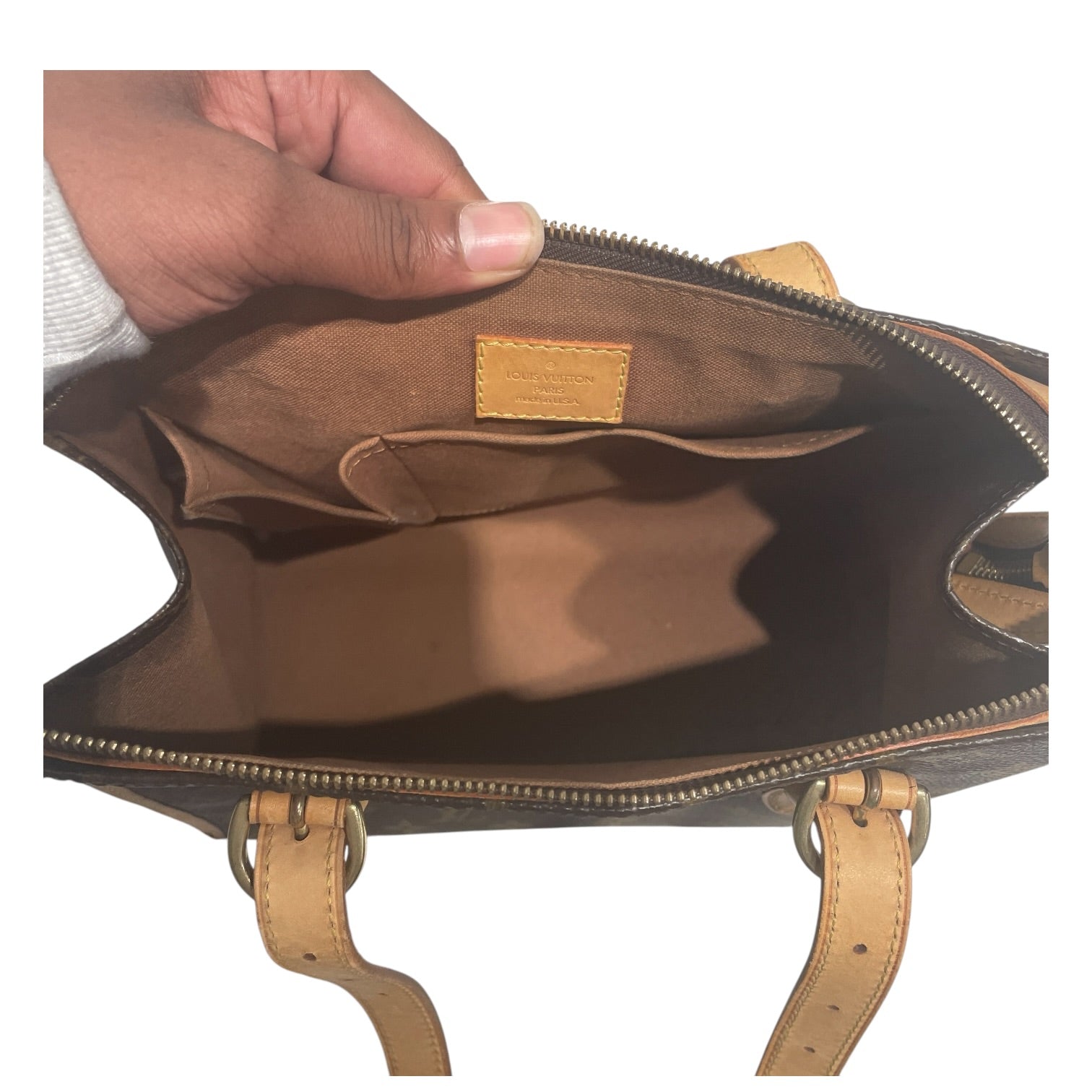 LOUIS VUITTON/Bag/Monogram/Leather/BRW/POPINCOURT HAUT view 3
